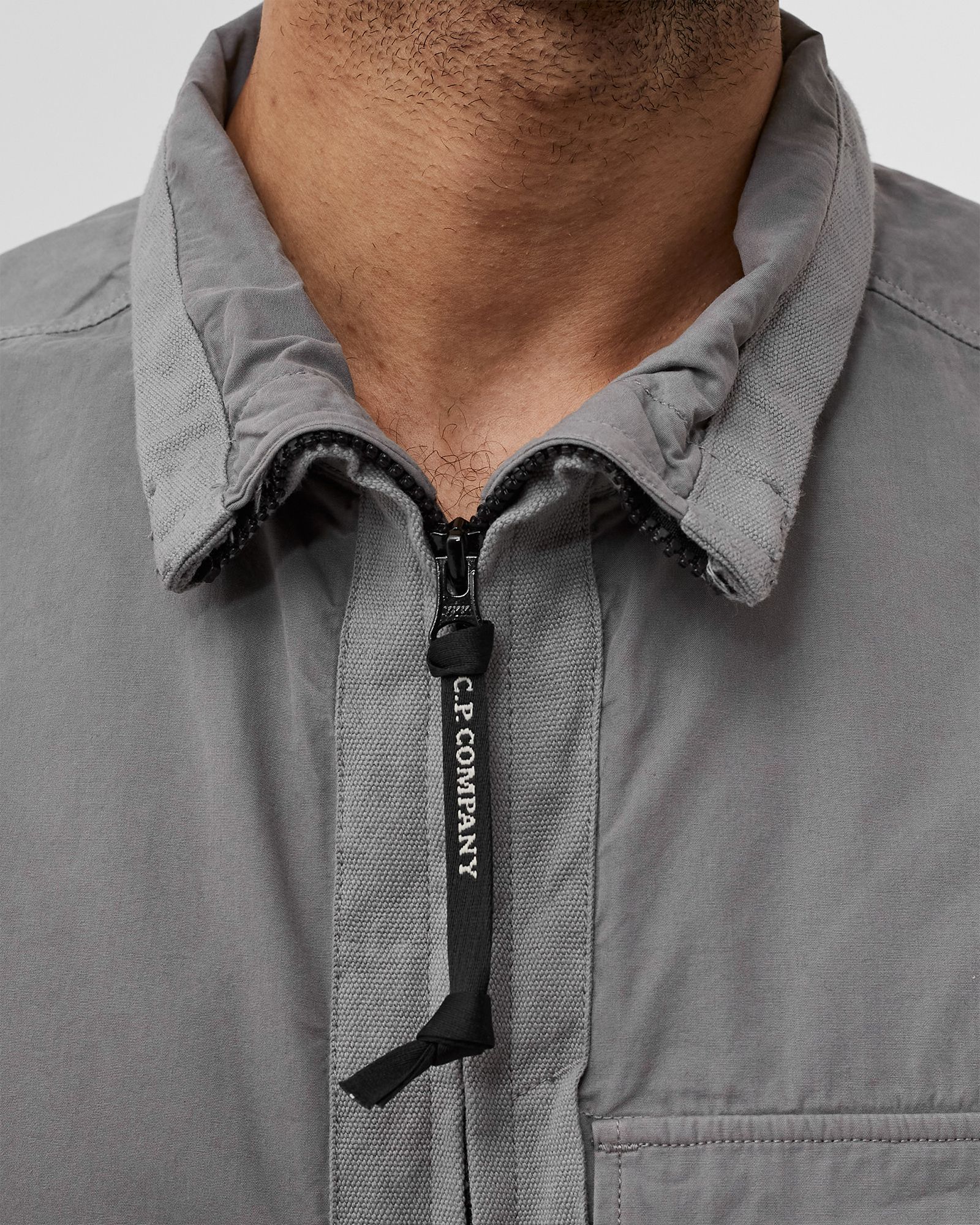 HEAVY POPELINE EMERIZED ANORAK