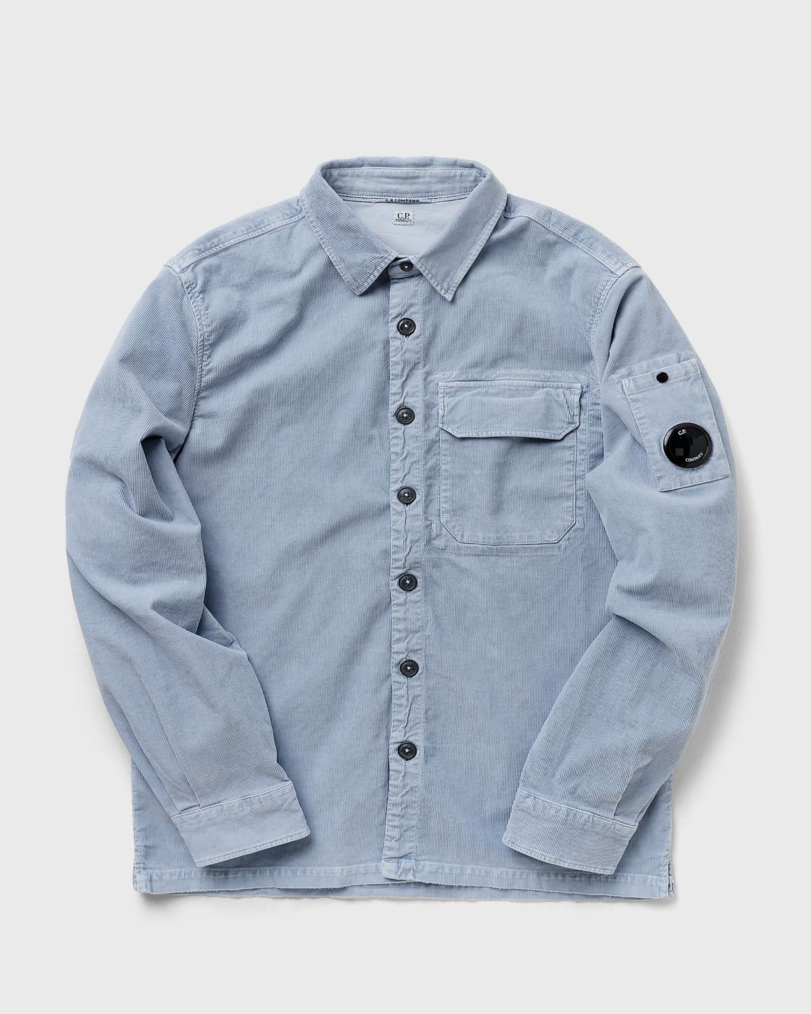Tシャツ・カットソー [C.P. Company ] Black stretch corduroy shirt CP Company | Corduroy Shirt | Cord Shirts - Long Sleeve