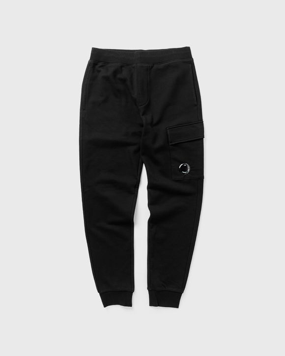 DIAGONAL RAISED FLEECE TRACK PANTS