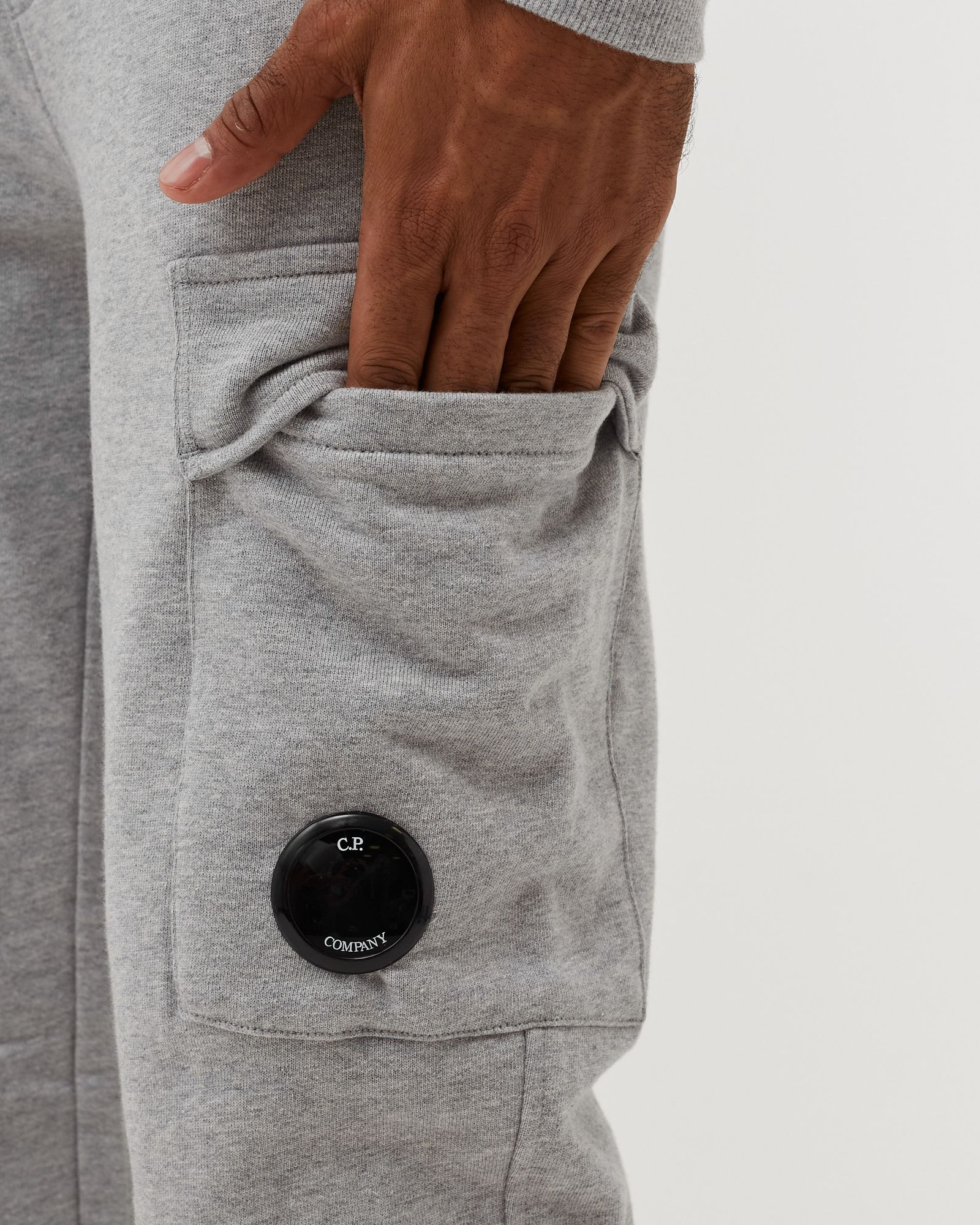 DIAGONAL RAISED FLEECE TRACK PANTS