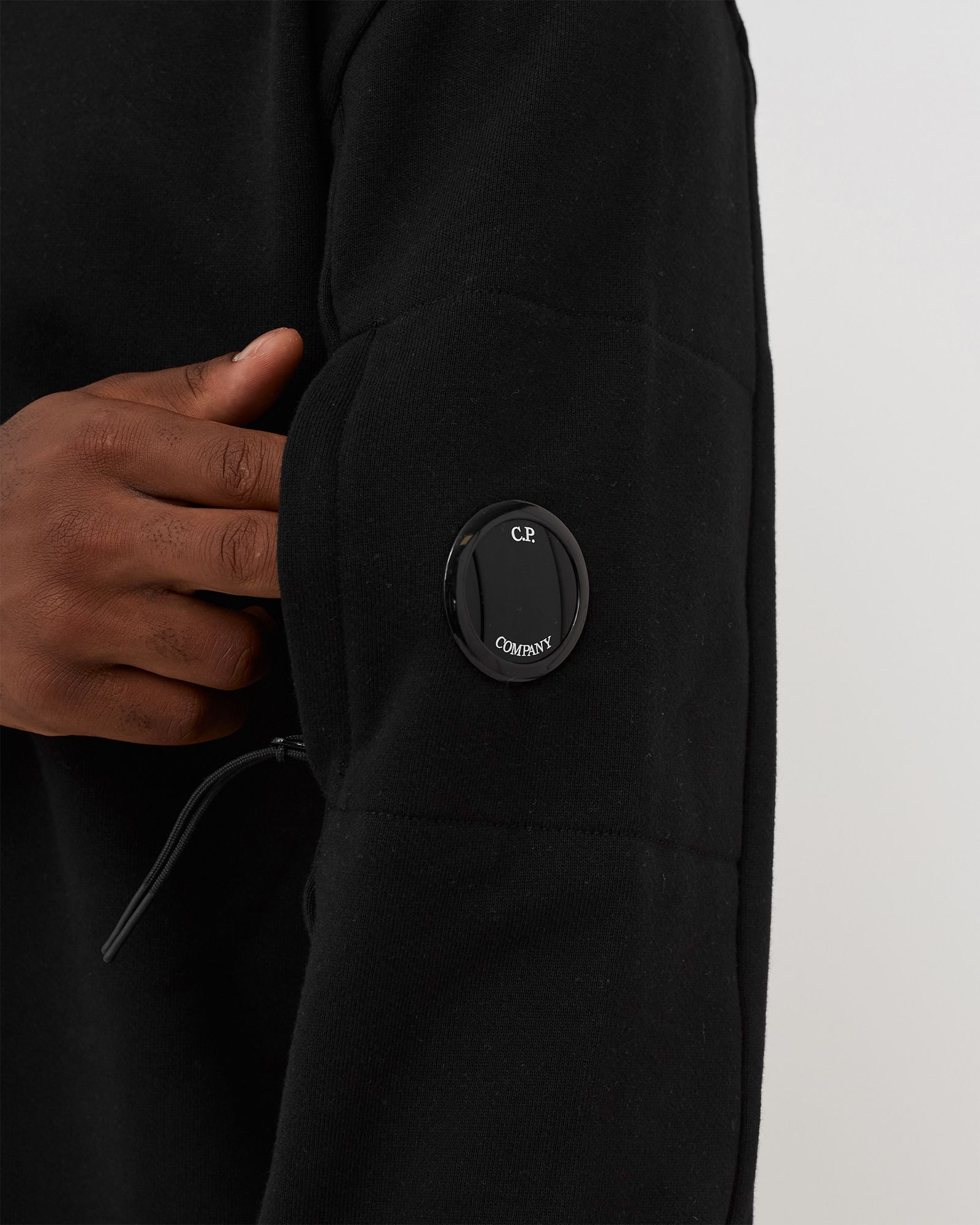 DIAGONAL RAISED FLEECE JUMPER