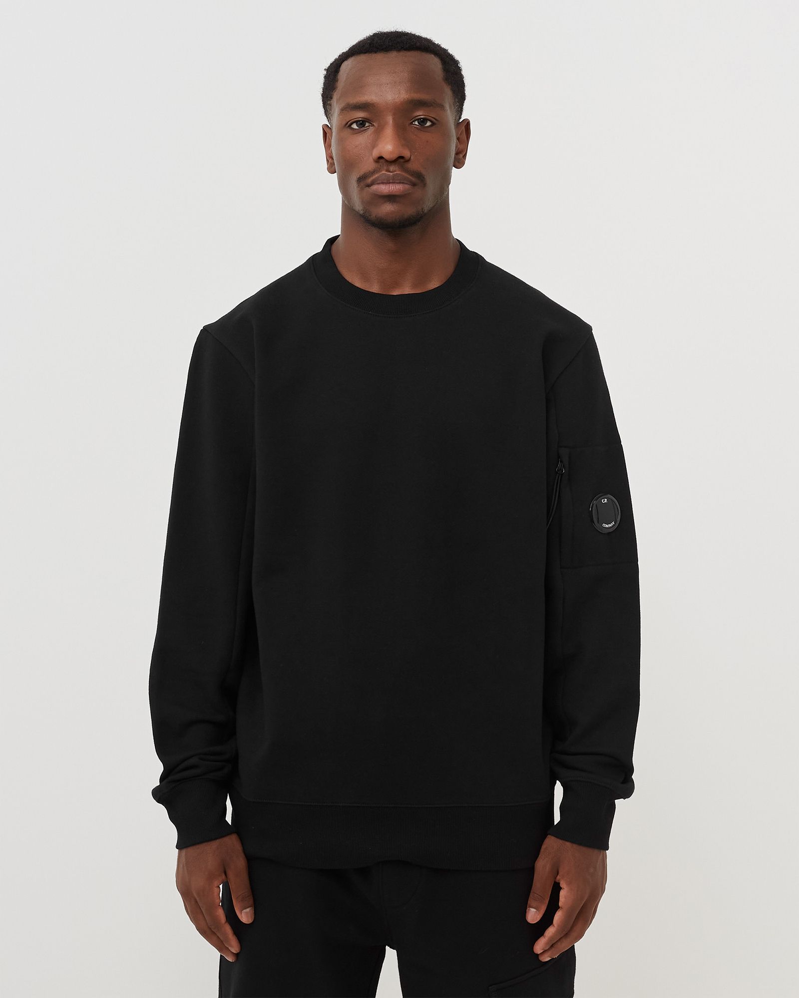 DIAGONAL RAISED FLEECE JUMPER