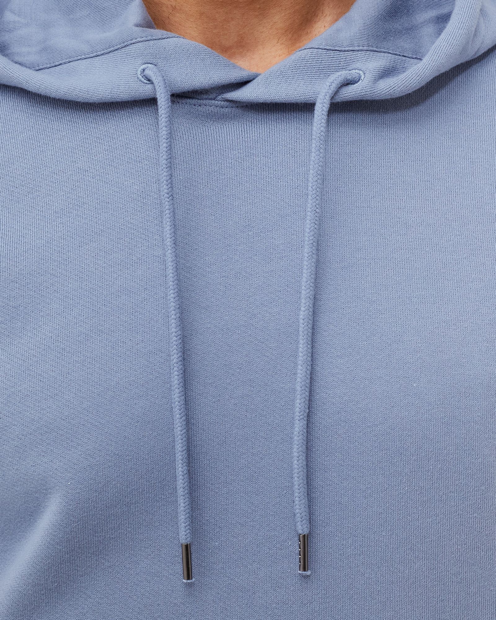 DIAGONAL RAISED FLEECE HOODIE