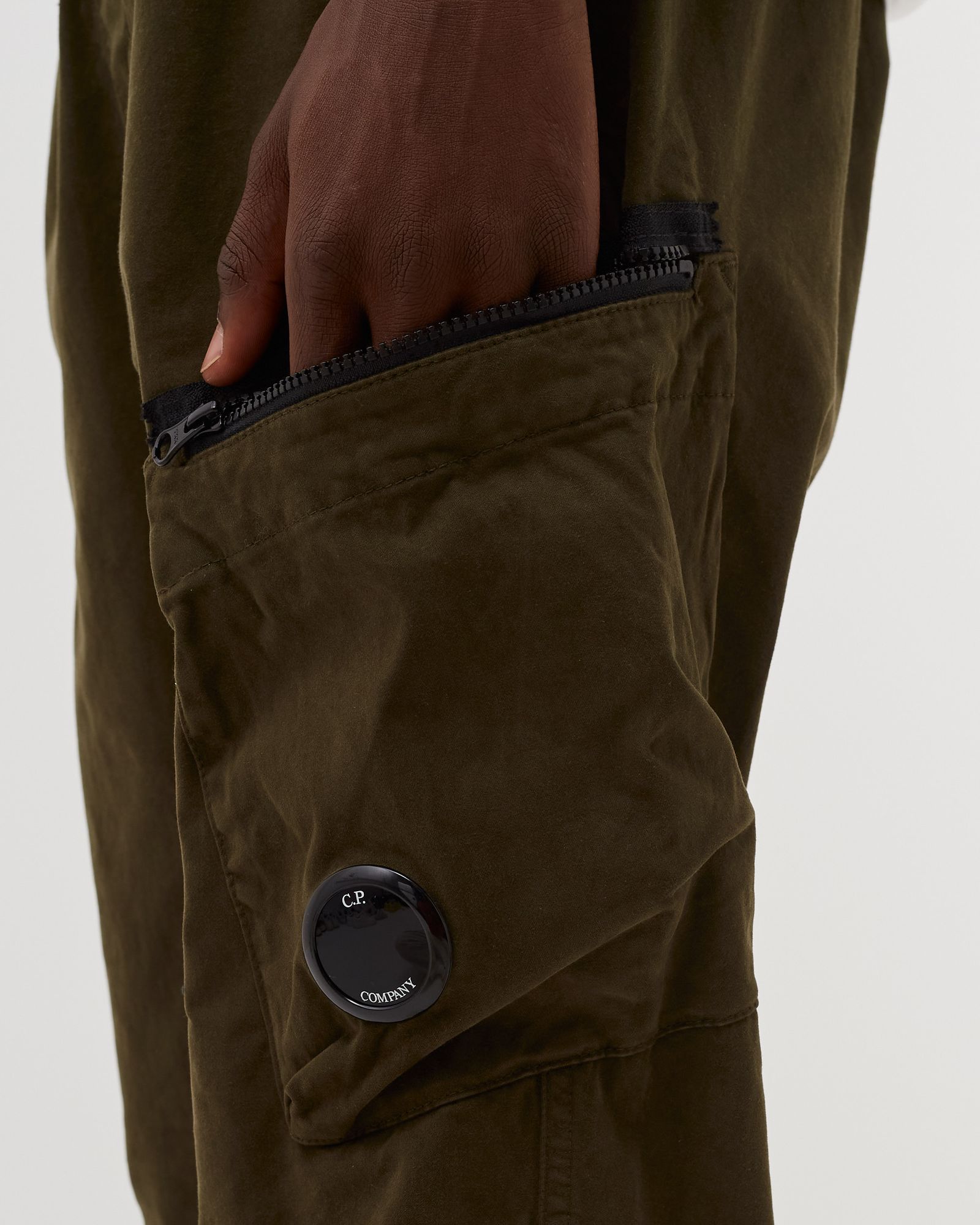 STRETCH SATEEN PANTS