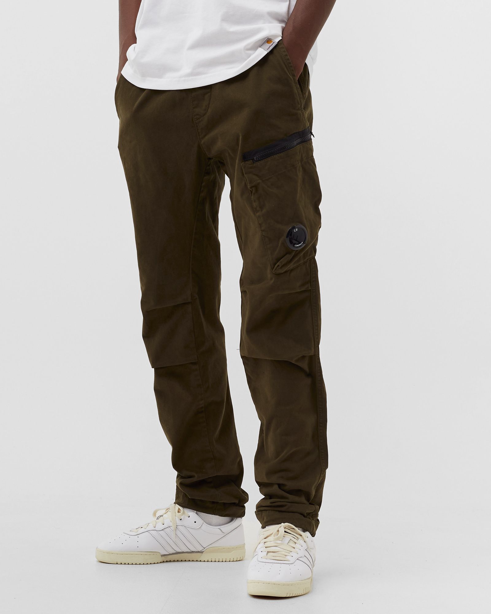 STRETCH SATEEN PANTS