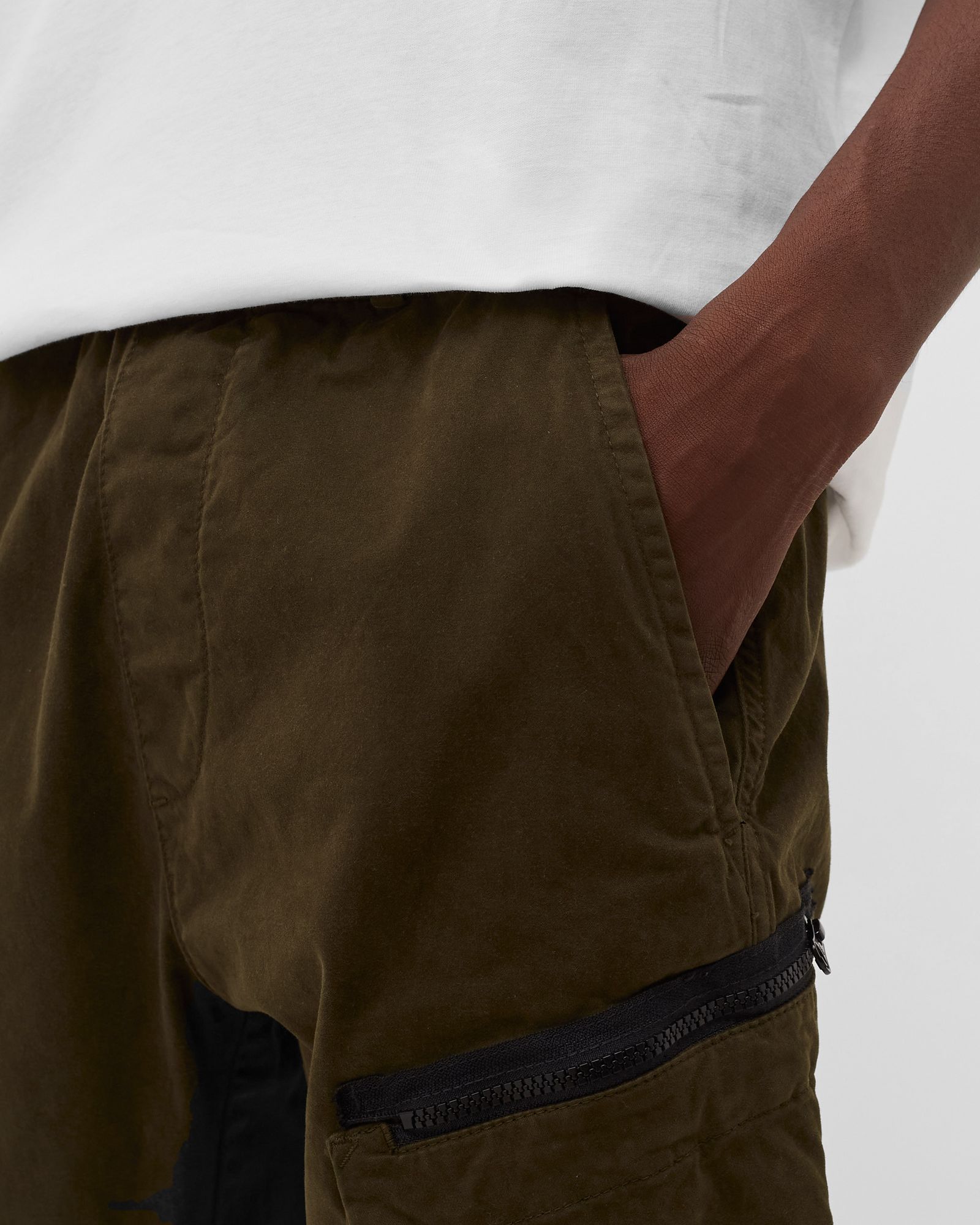 STRETCH SATEEN PANTS