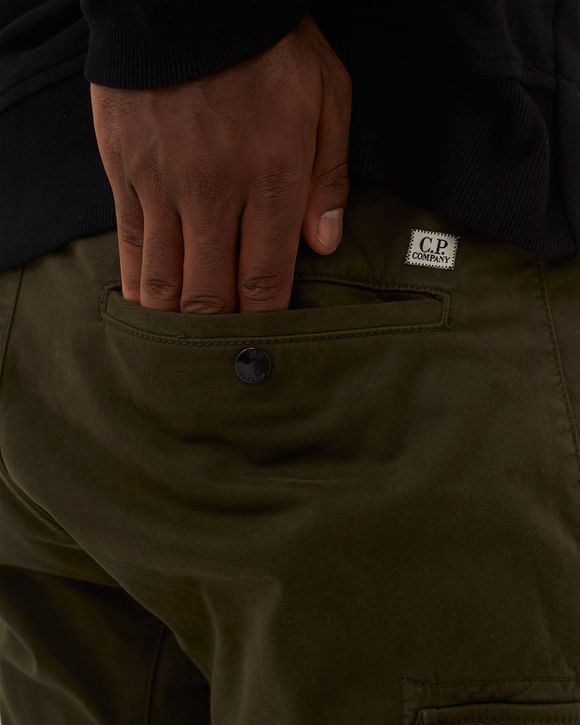 STRETCH SATEEN CARGO PANTS