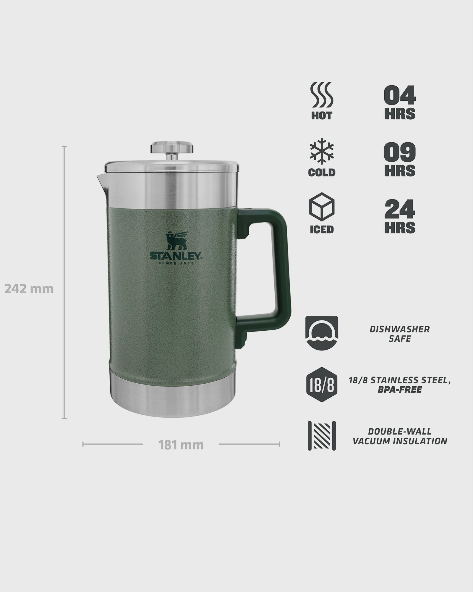 The Stay-Hot French Press