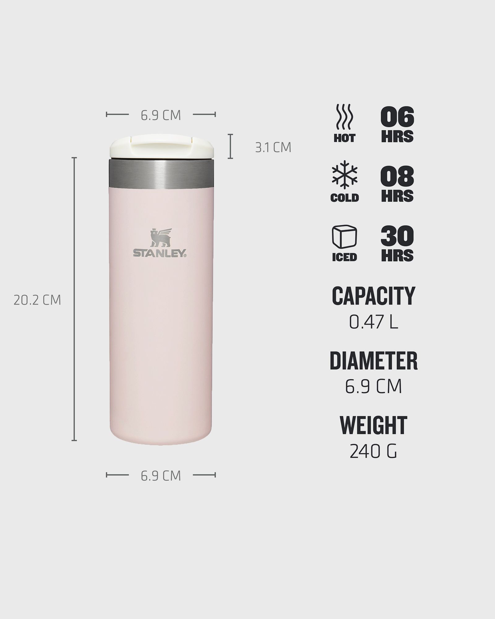 The AeroLight™ Transit Mug 16oz