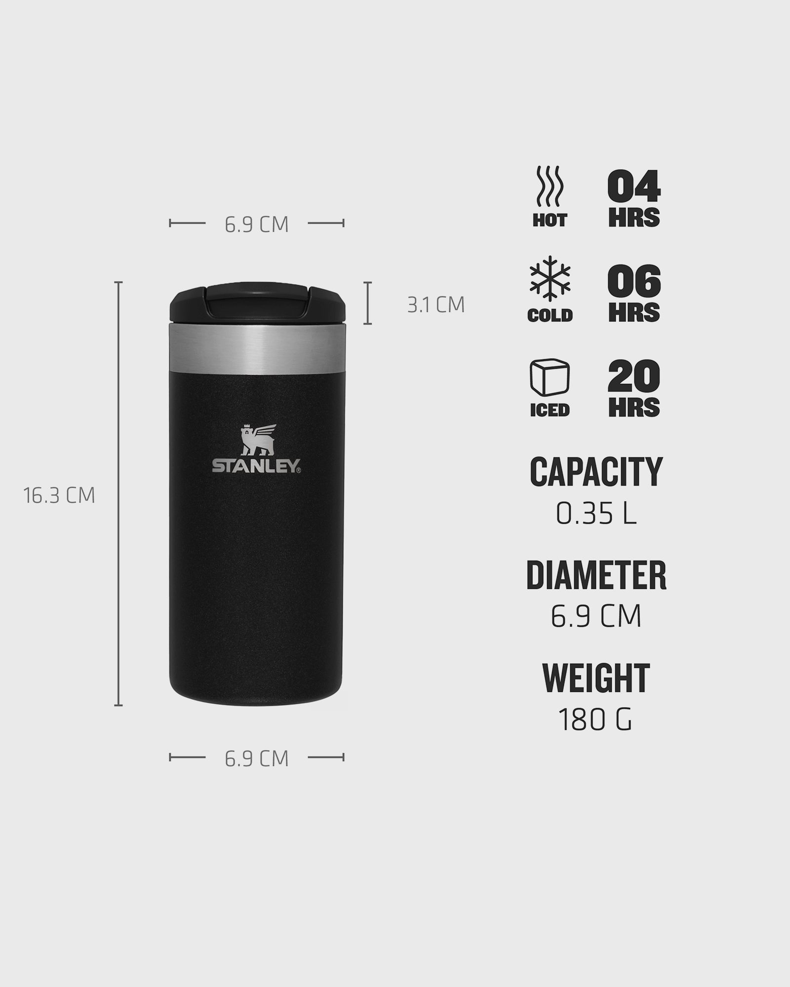 The AeroLight™ Transit Mug 12oz