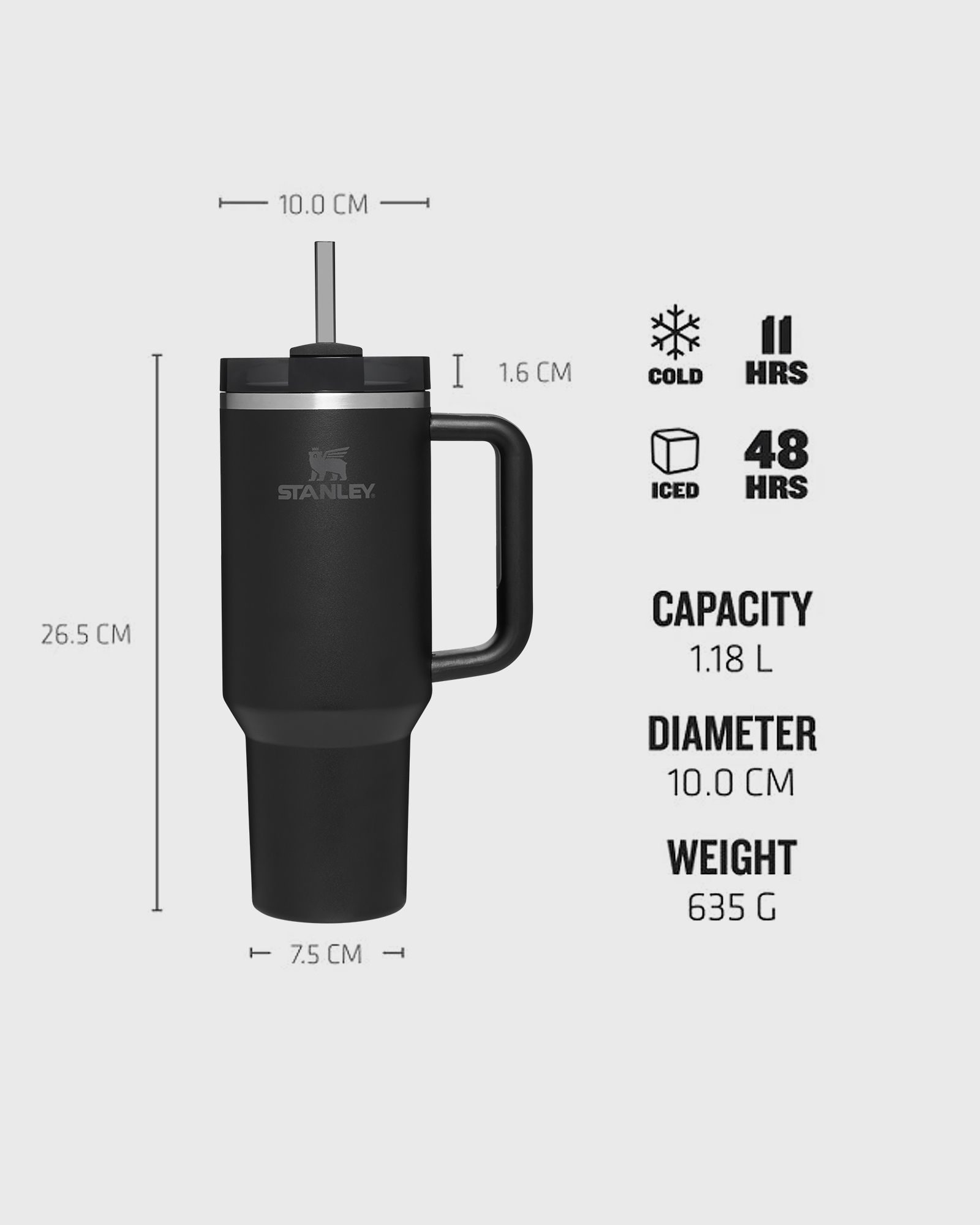x BSTN The Quencher H2.O FlowState™ Tumbler 40 oz