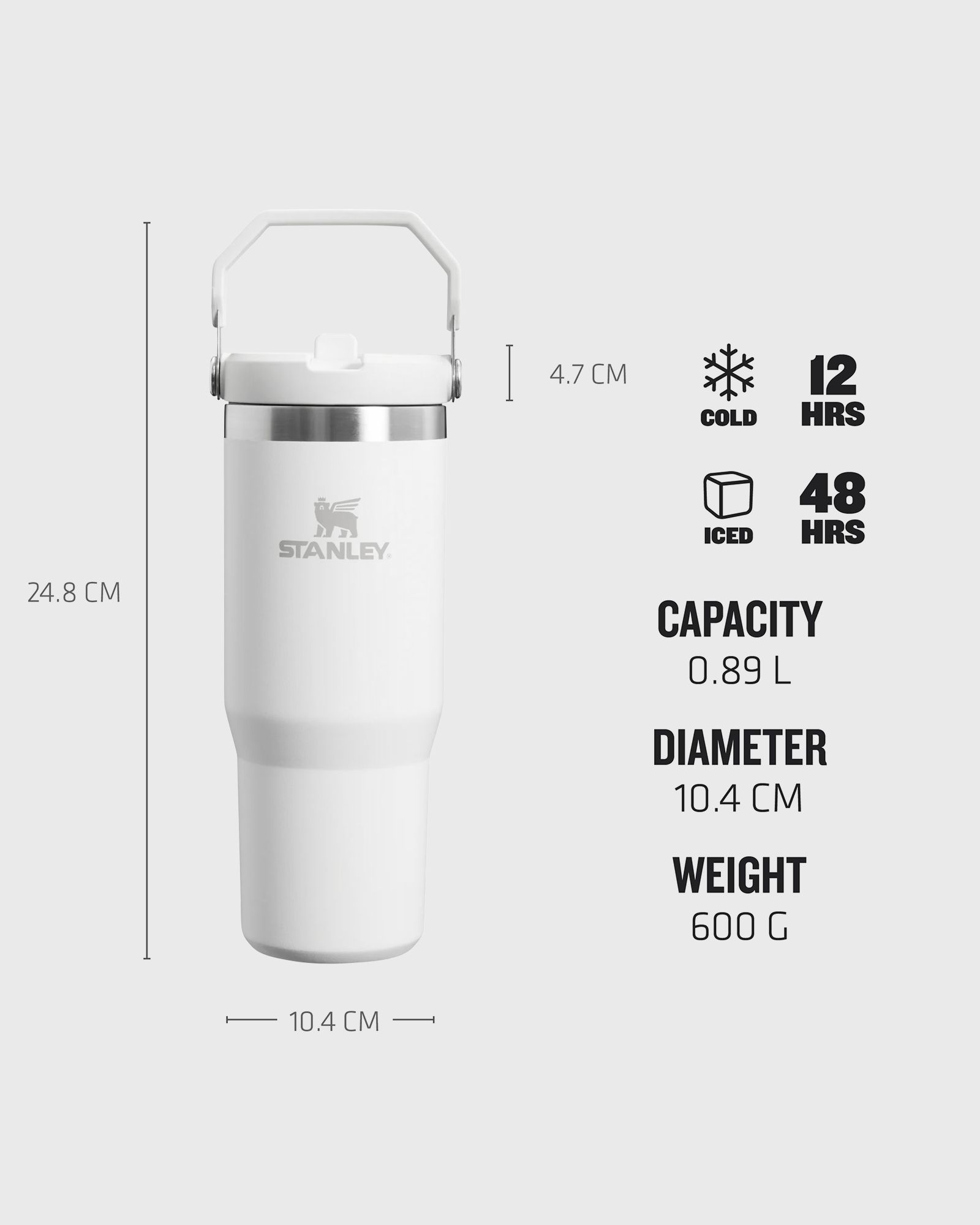 The IceFlow™ Flip Straw 20 Tumbler 30oz