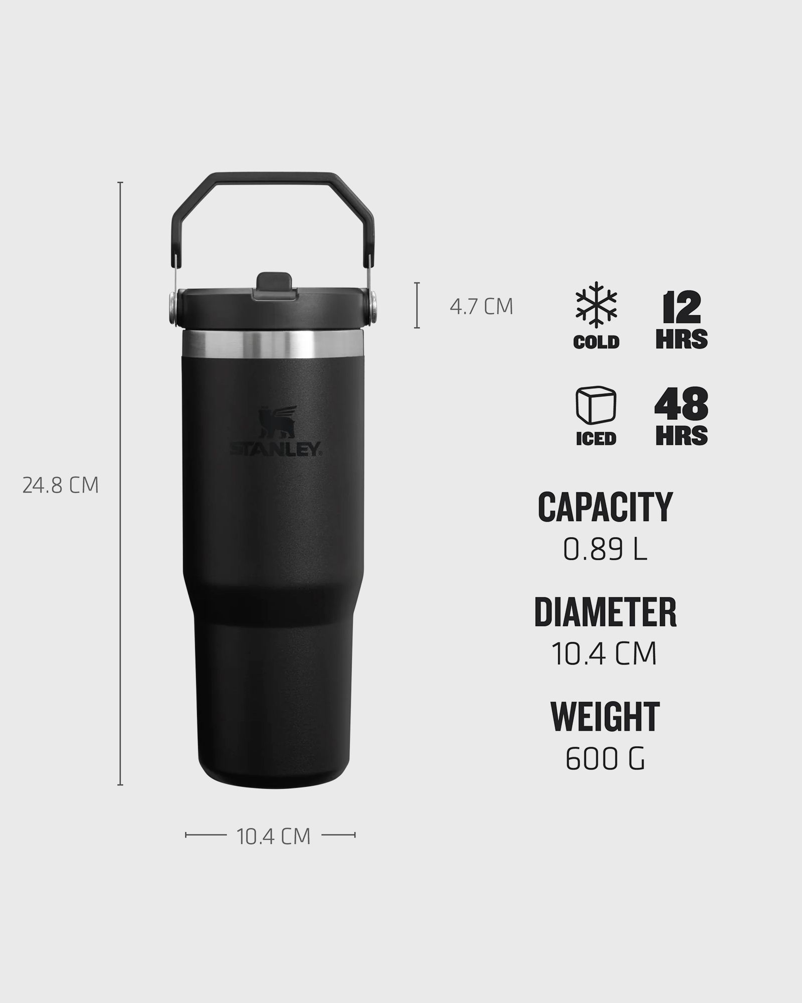 The IceFlow™ Flip Straw 20 Tumbler 30oz