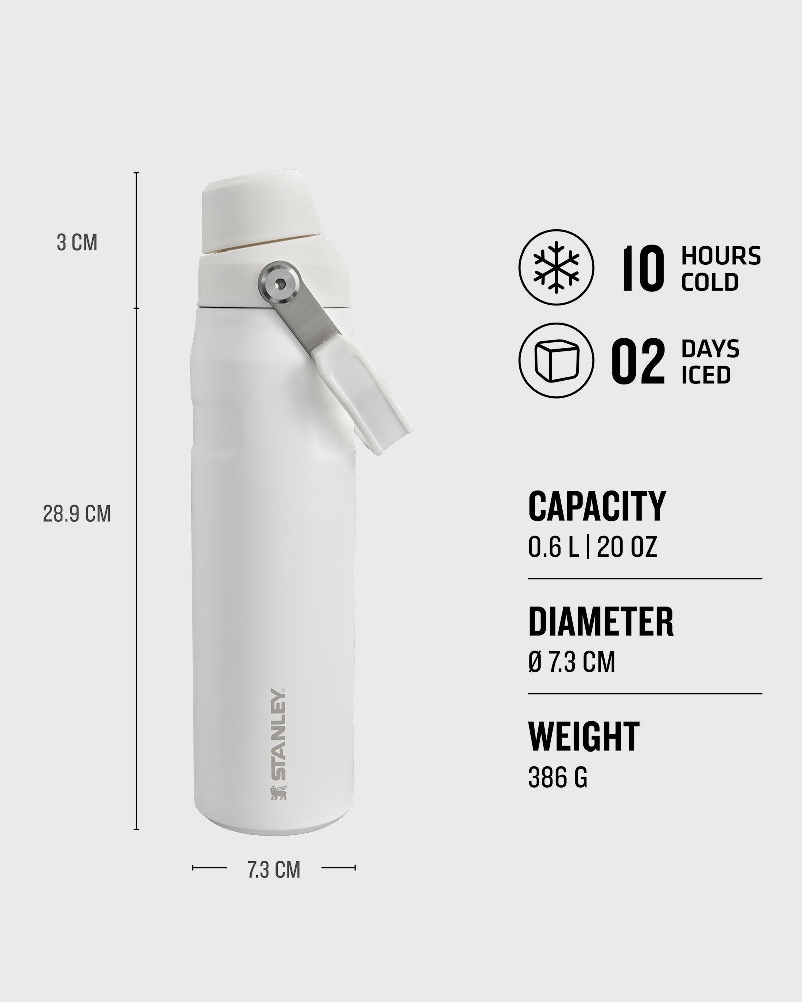 The Aerolight™ IceFlow™ Water Bottle Fast Flow