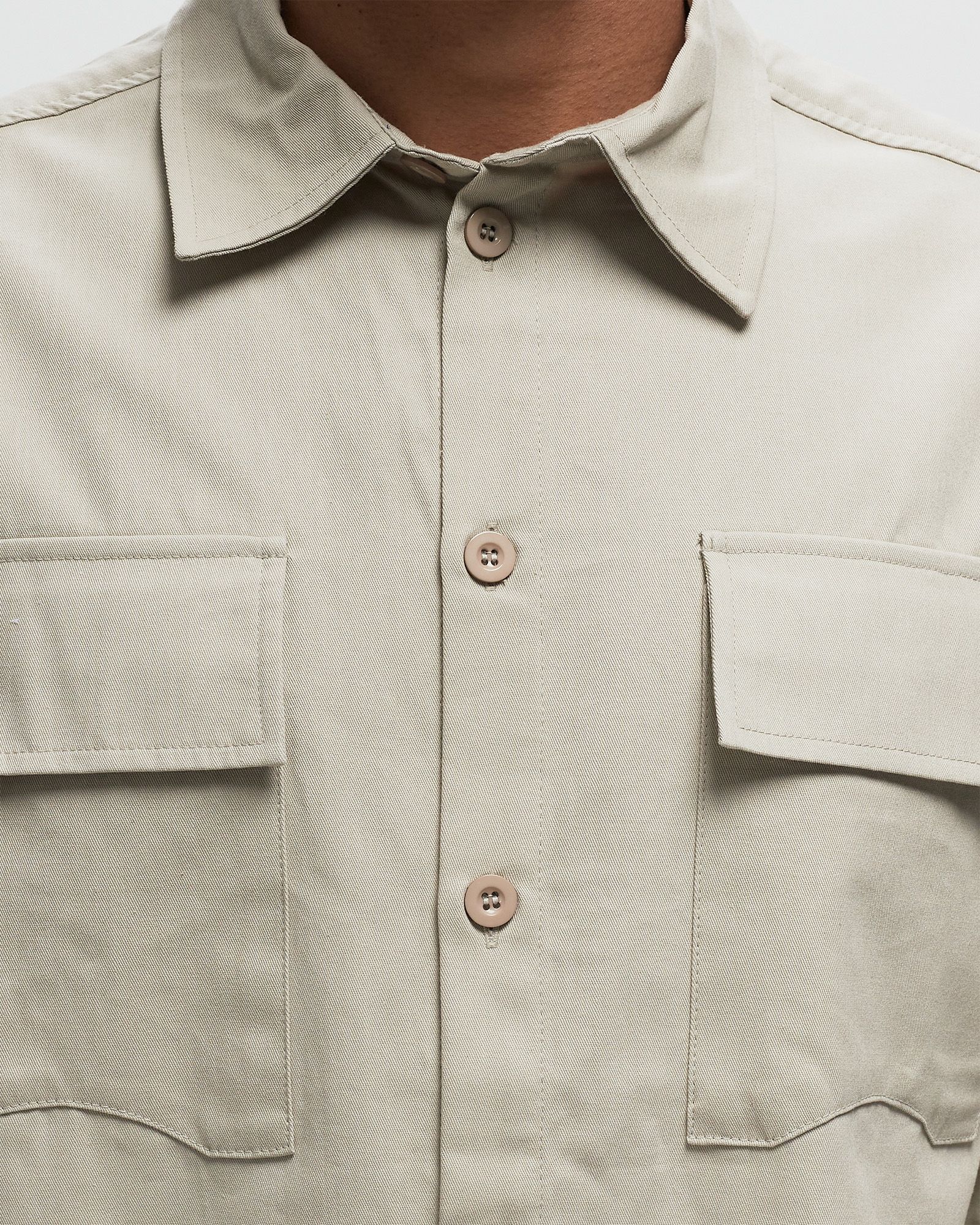 LOGO BUTTON SHIRT