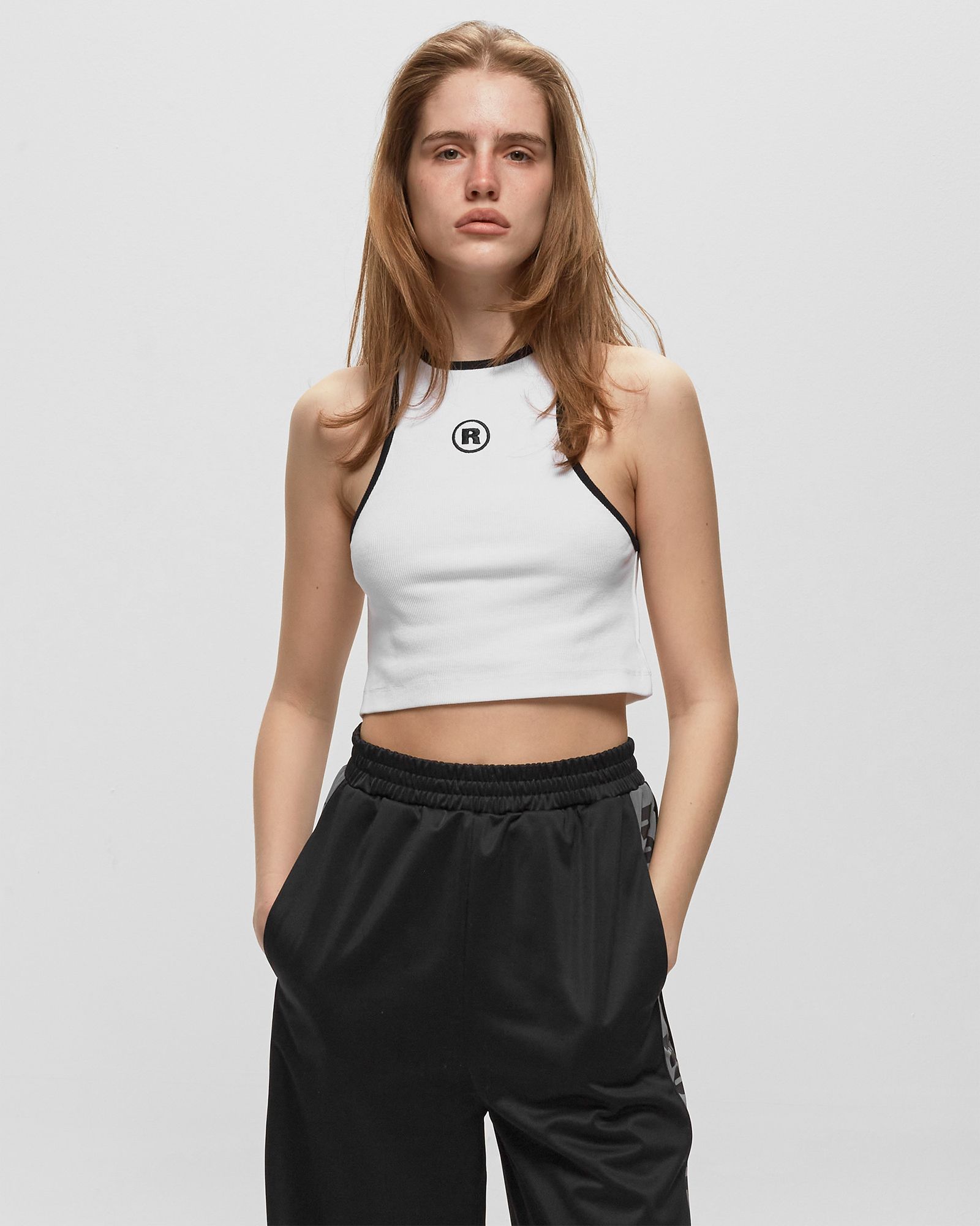 Cropped Top W. Embroidery