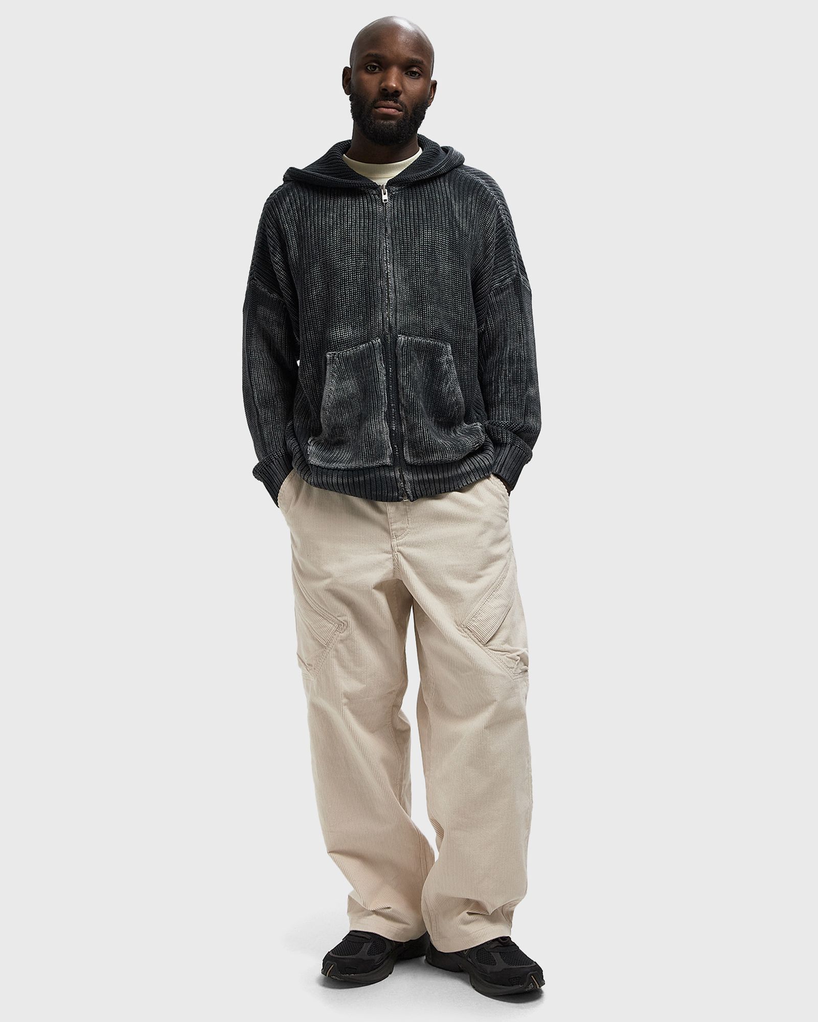ESSENTIAL KNIT ZIP HOODIE