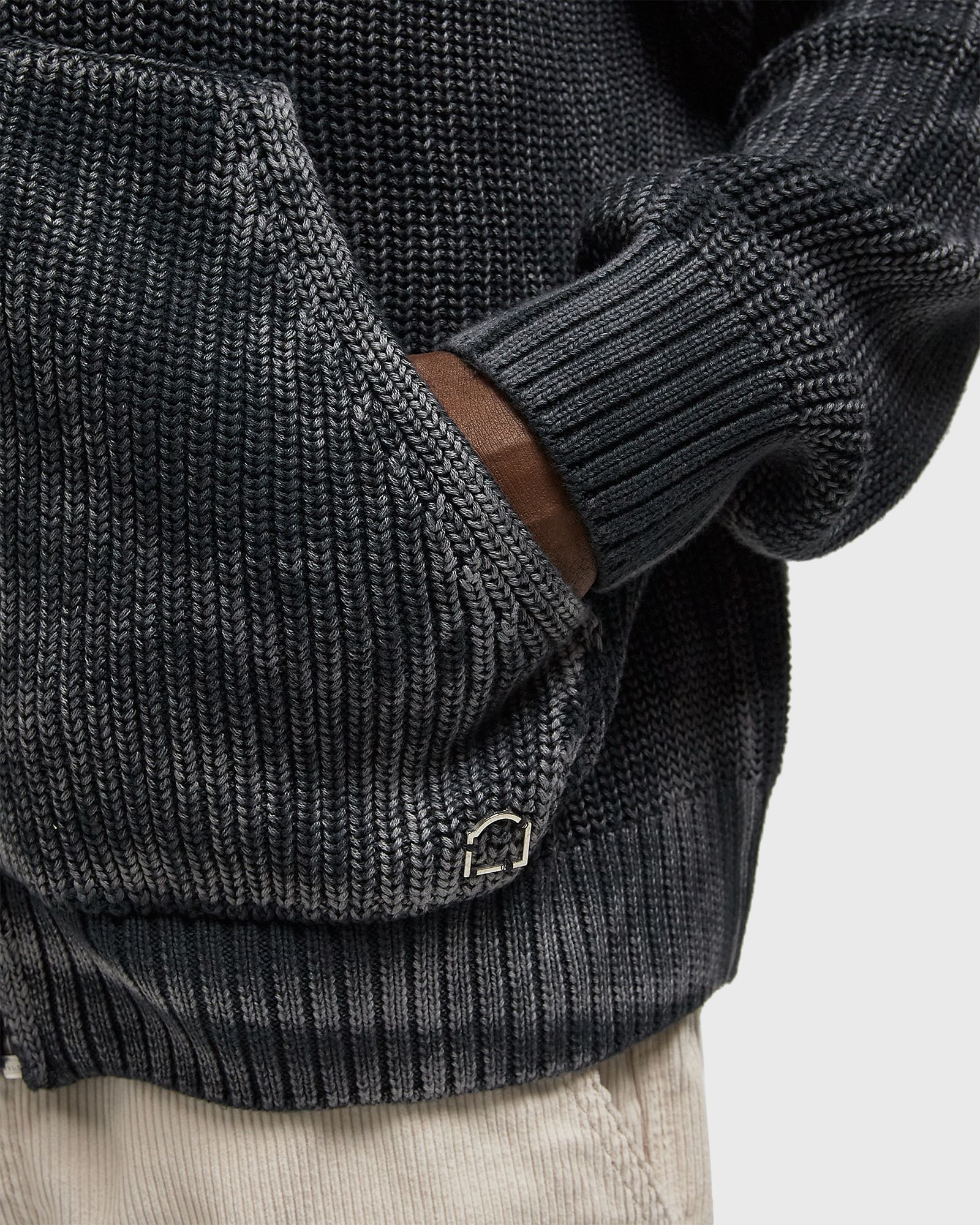 ESSENTIAL KNIT ZIP HOODIE