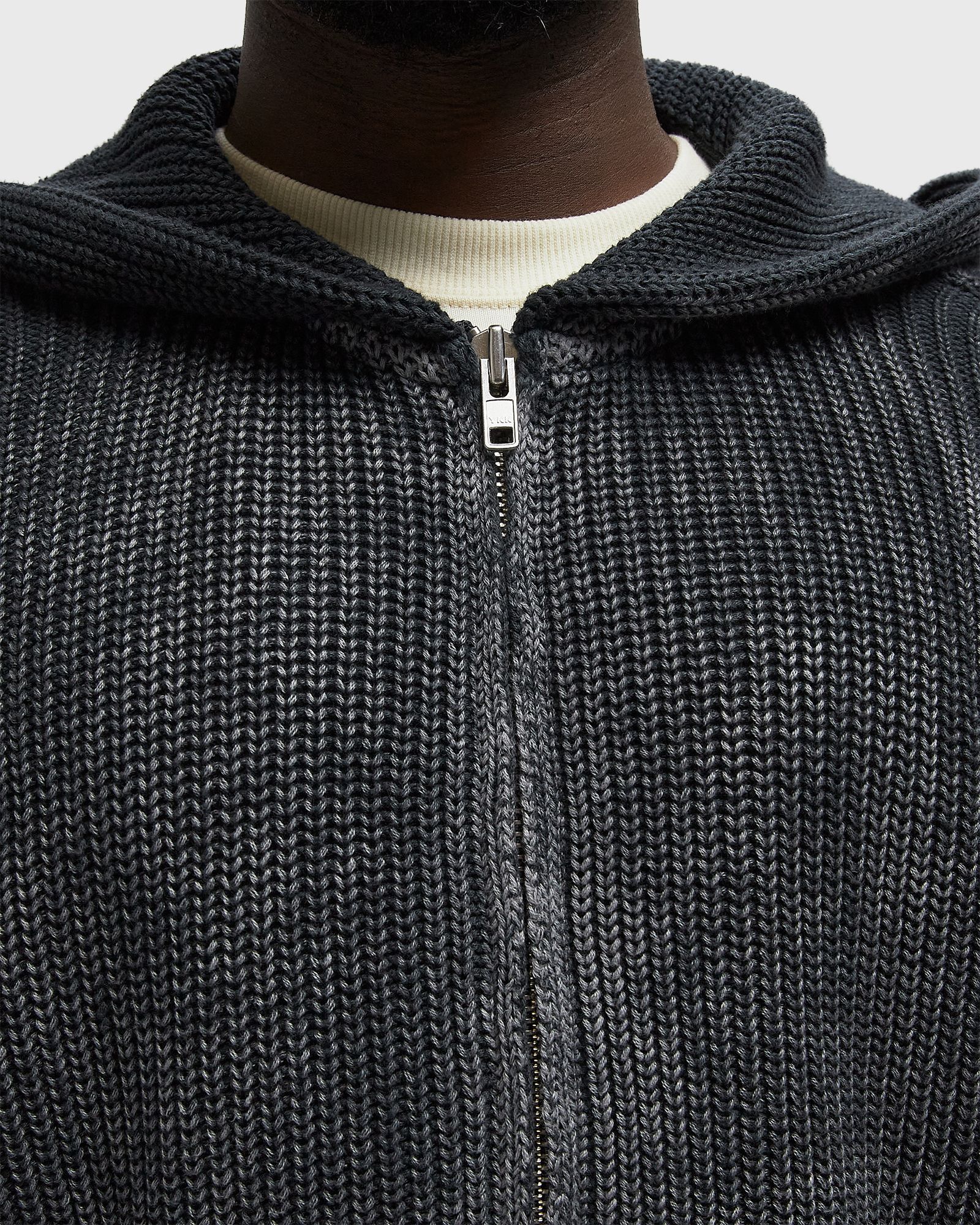 ESSENTIAL KNIT ZIP HOODIE