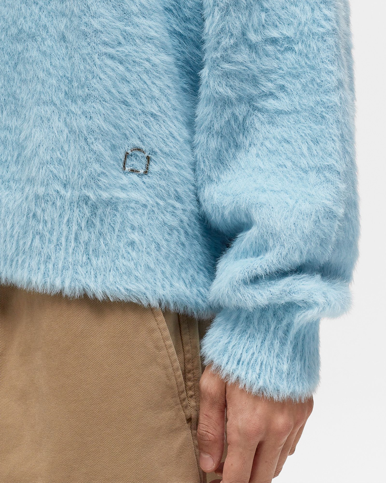 ESSENTIAL FURRY KNIT SWEATER