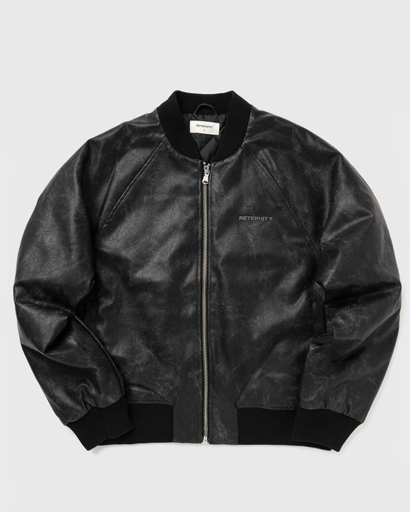 BOMBER JACKET BRUSHED LEATHER