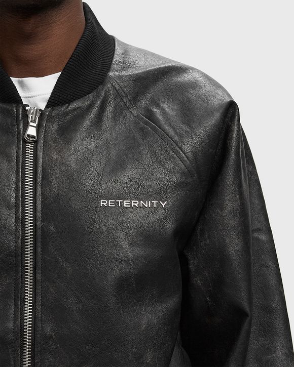 BOMBER JACKET BRUSHED LEATHER