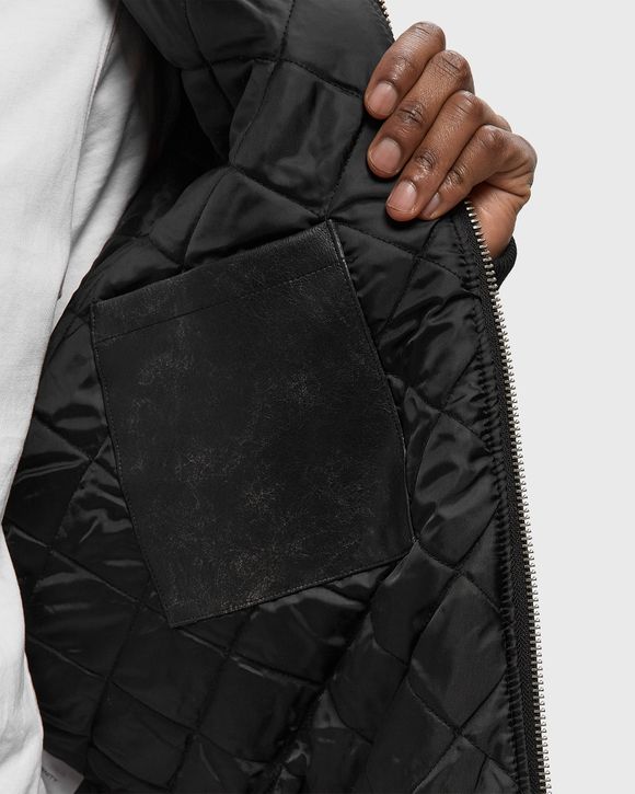 BOMBER JACKET BRUSHED LEATHER
