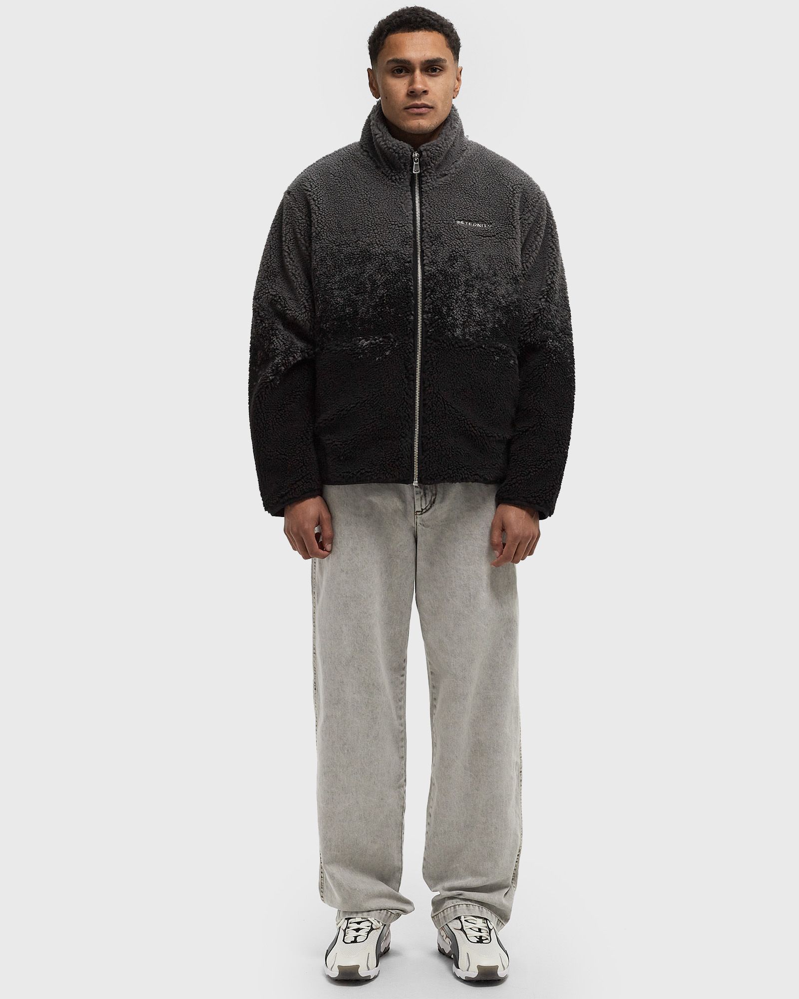 SPRAYED FLEECE JACKET