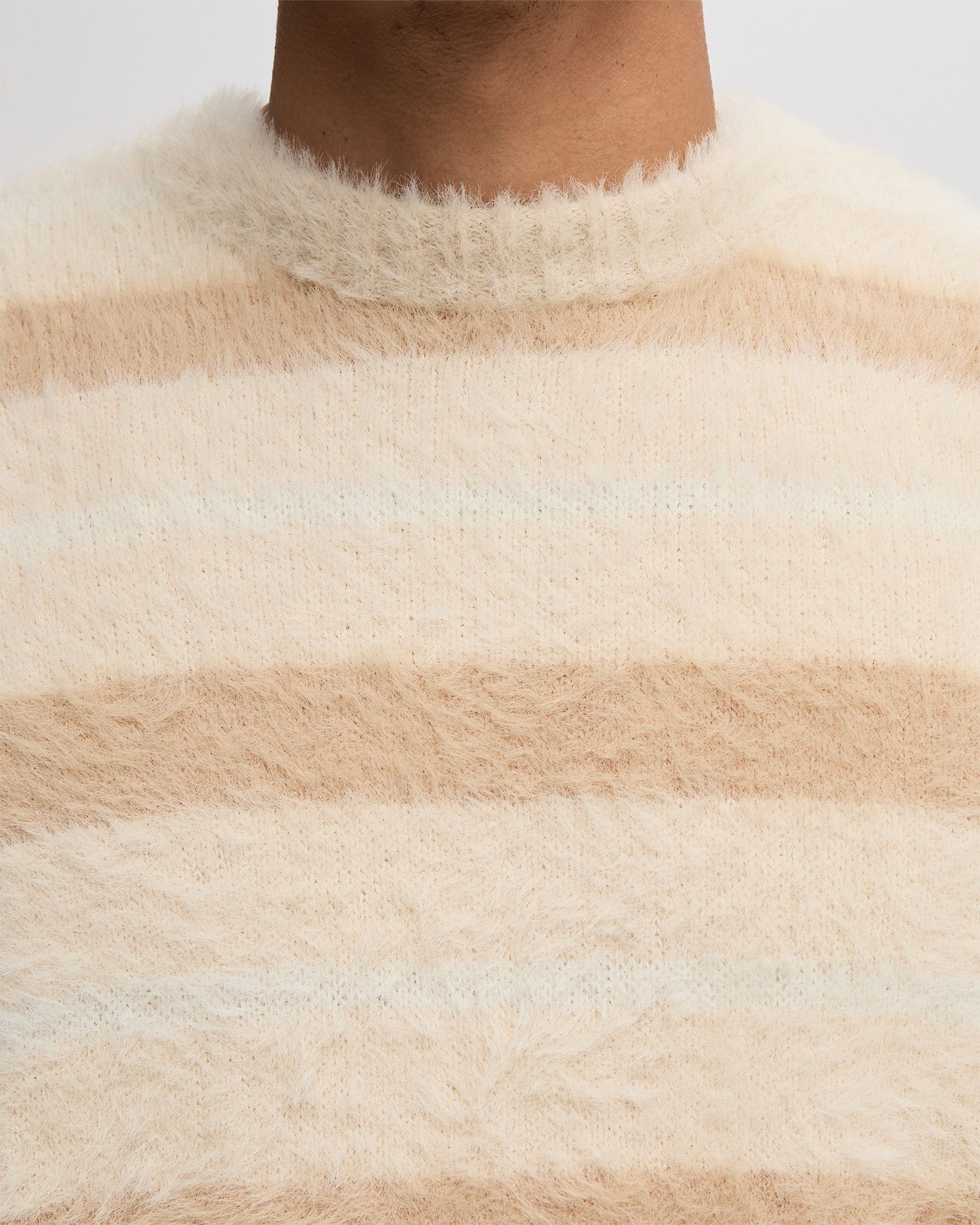 FURRY KNIT SWEATER
