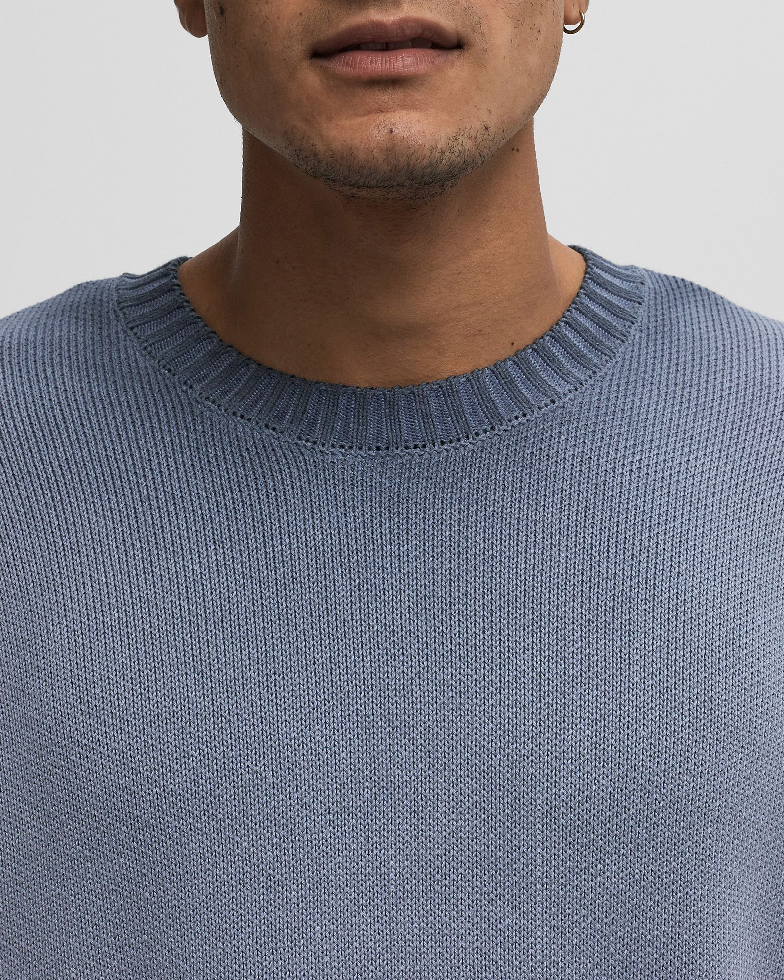 OIL WASHED KNIT SWEATER