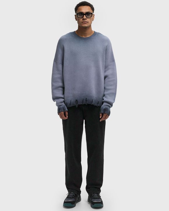 OIL WASHED KNIT SWEATER
