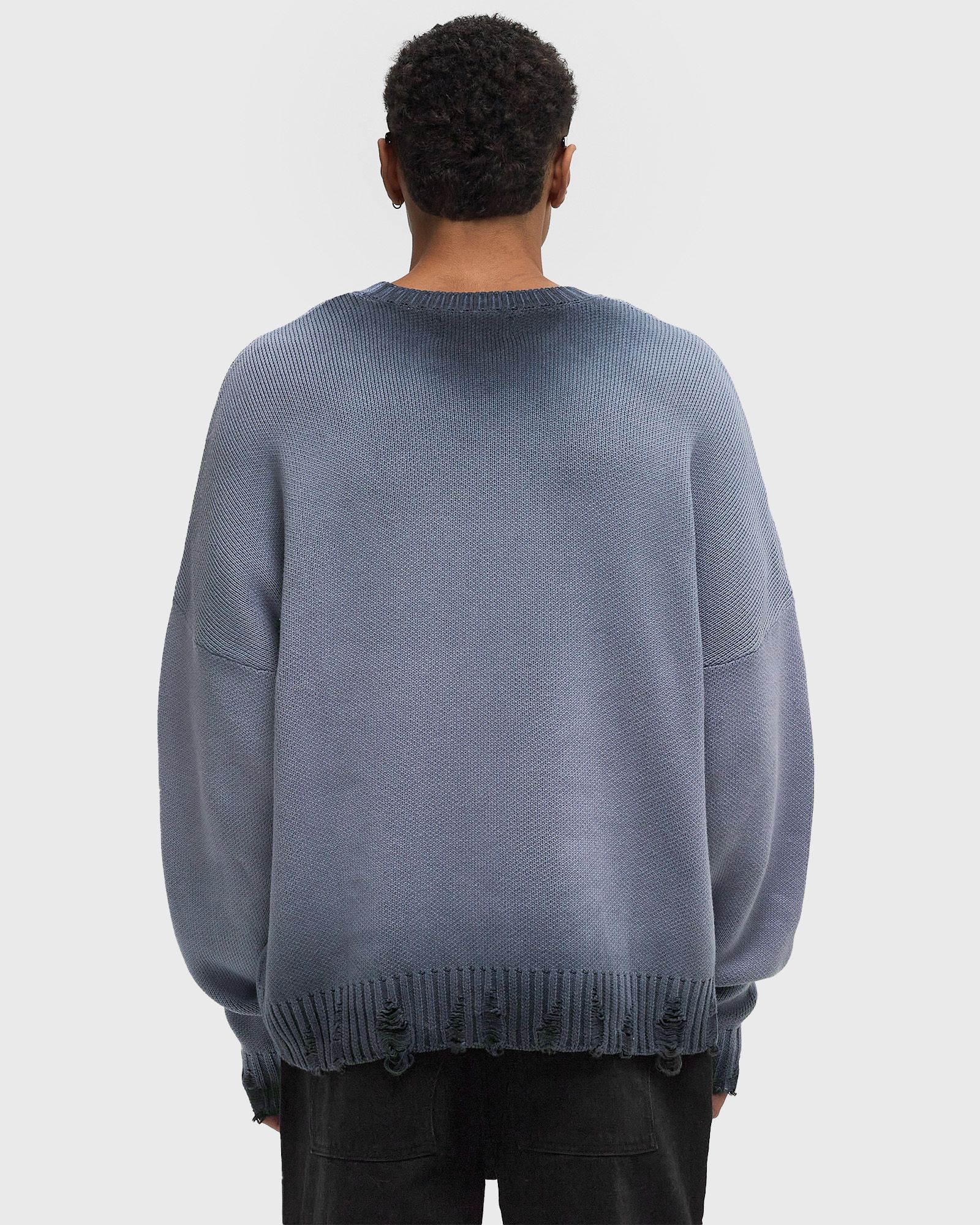 OIL WASHED KNIT SWEATER