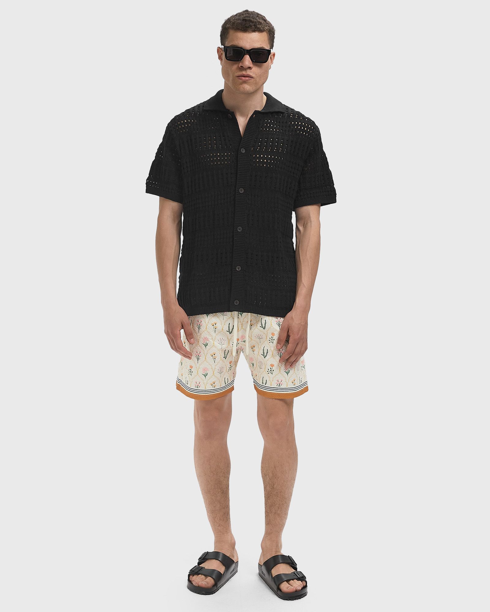 Elvin Structure Knitted SS Shirt