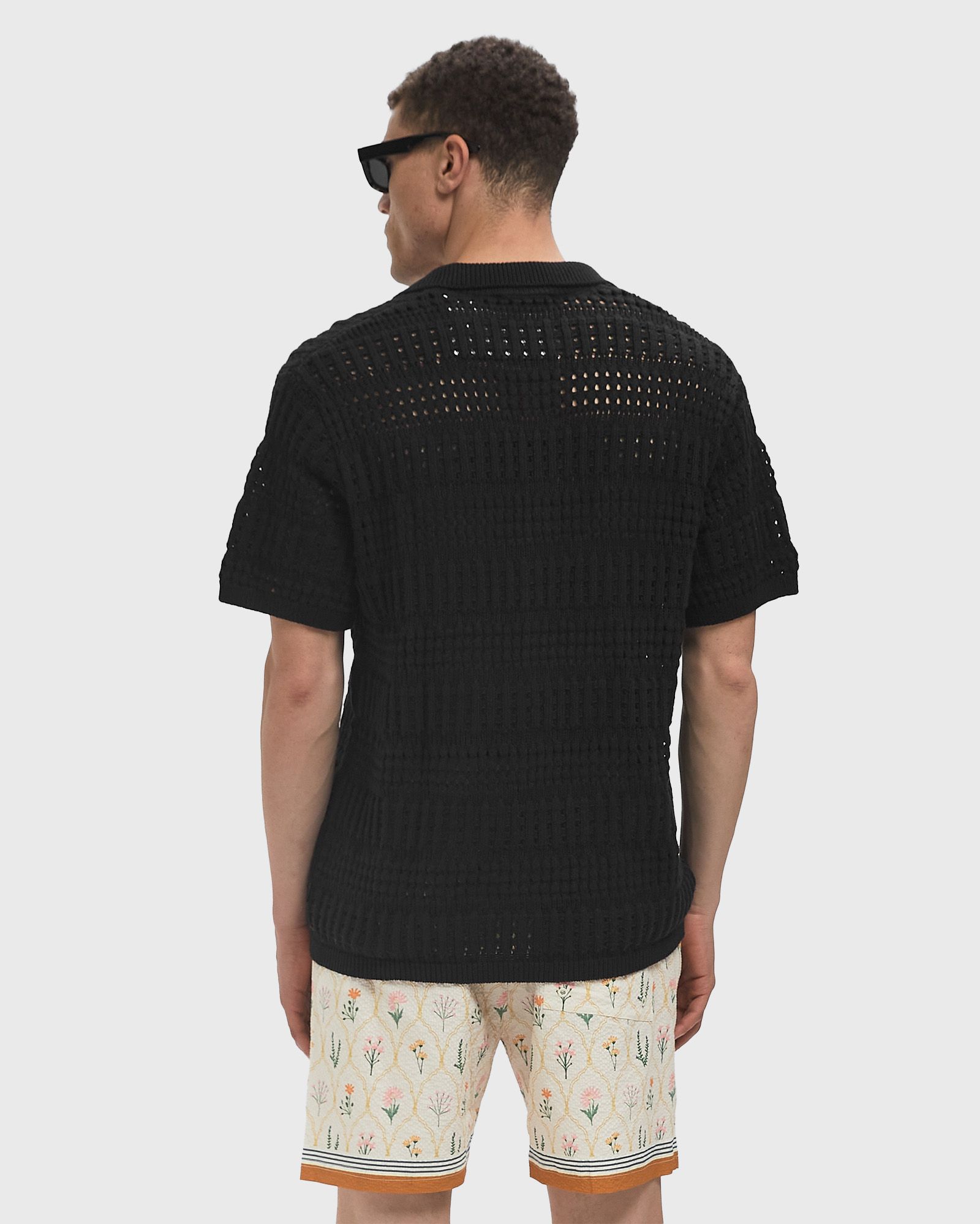 Elvin Structure Knitted SS Shirt