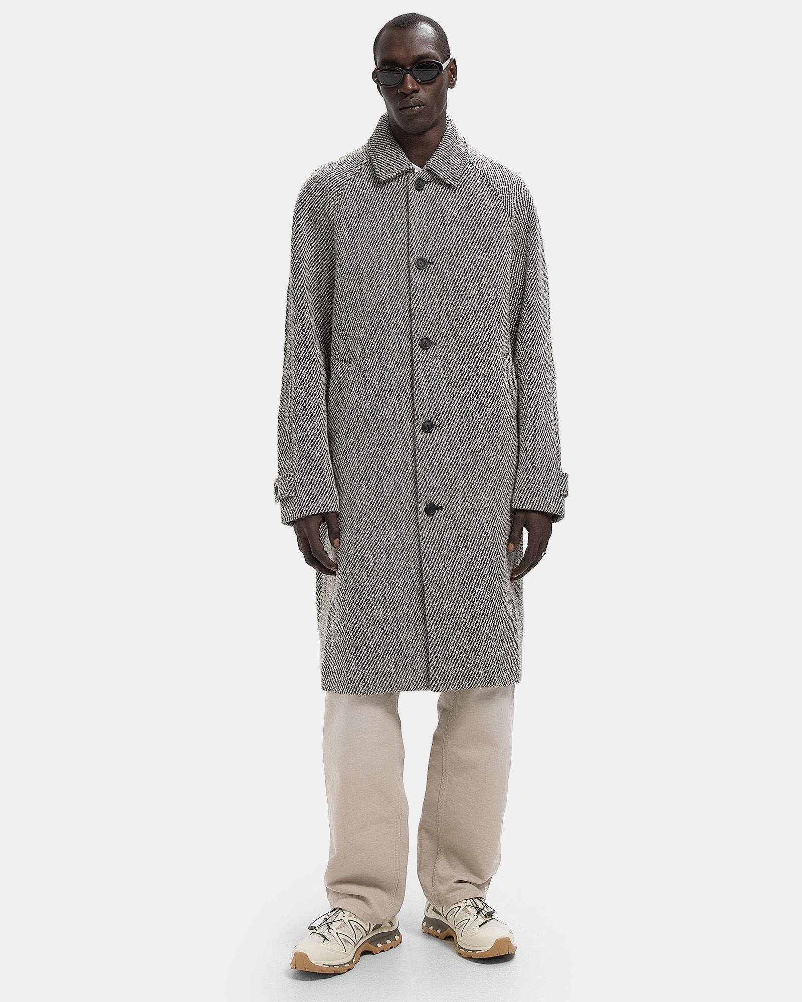 Michael Twill Wool Coat