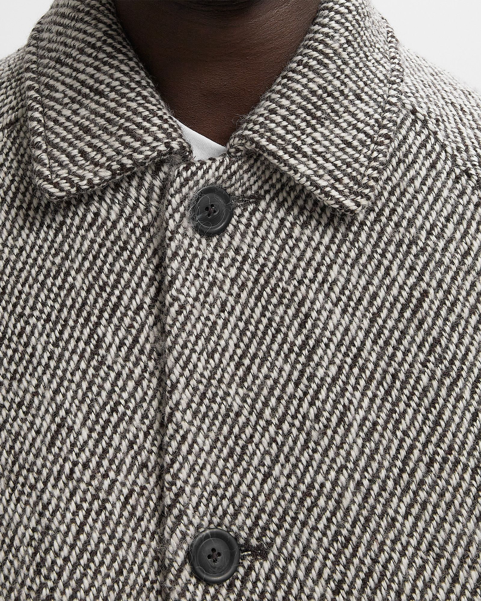 Michael Twill Wool Coat