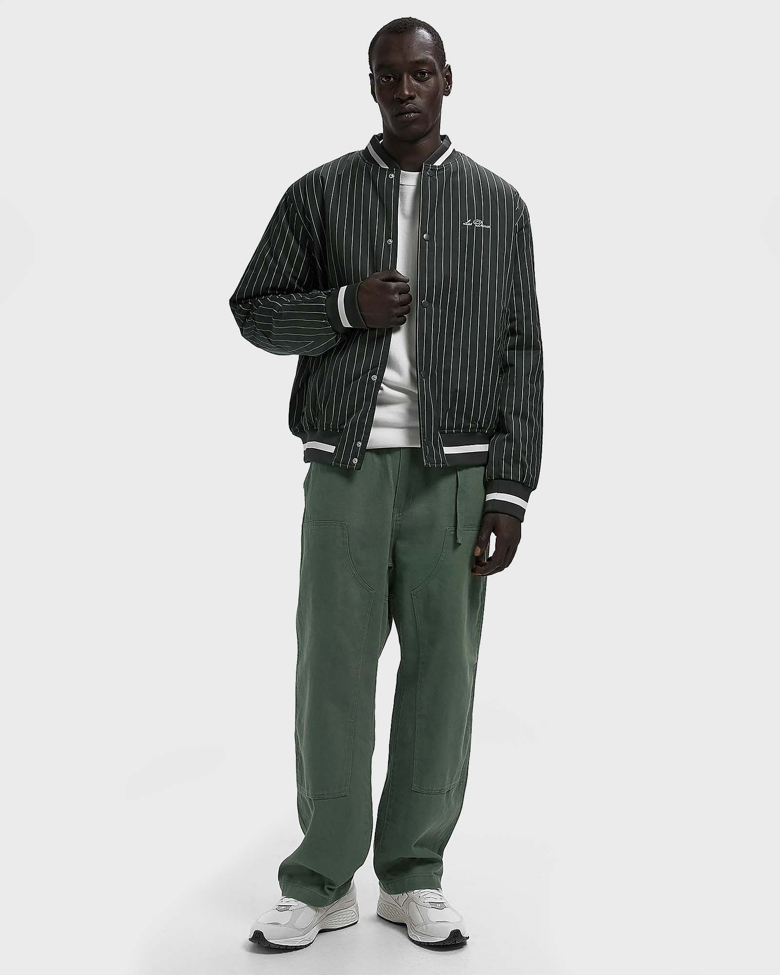 Varsity Tech Pinstripe Jacket