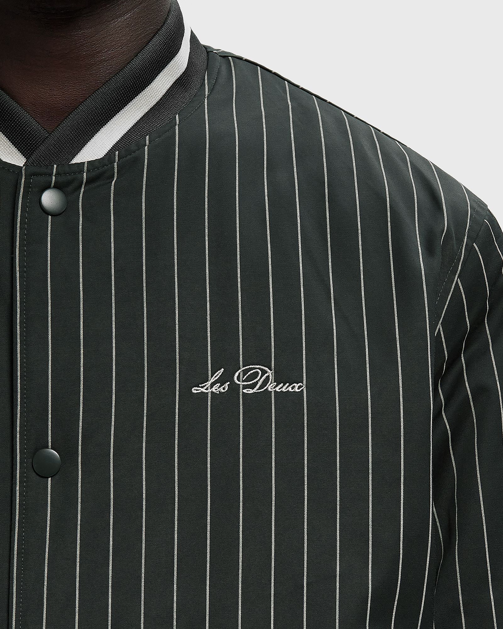 Varsity Tech Pinstripe Jacket