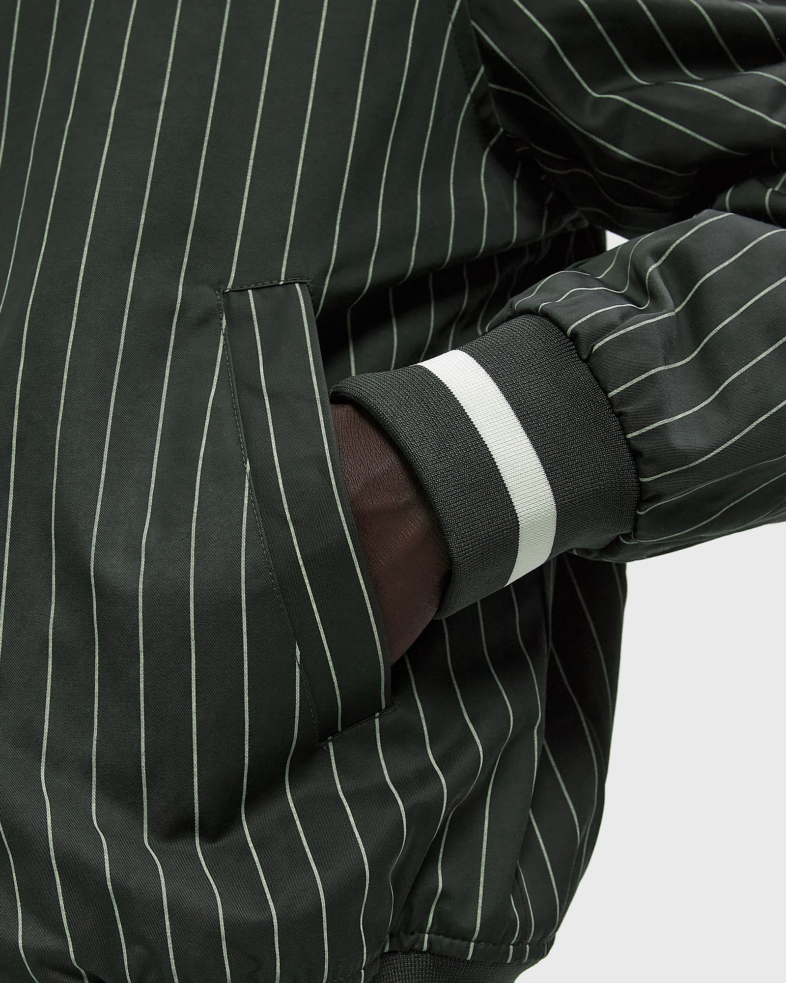 Varsity Tech Pinstripe Jacket