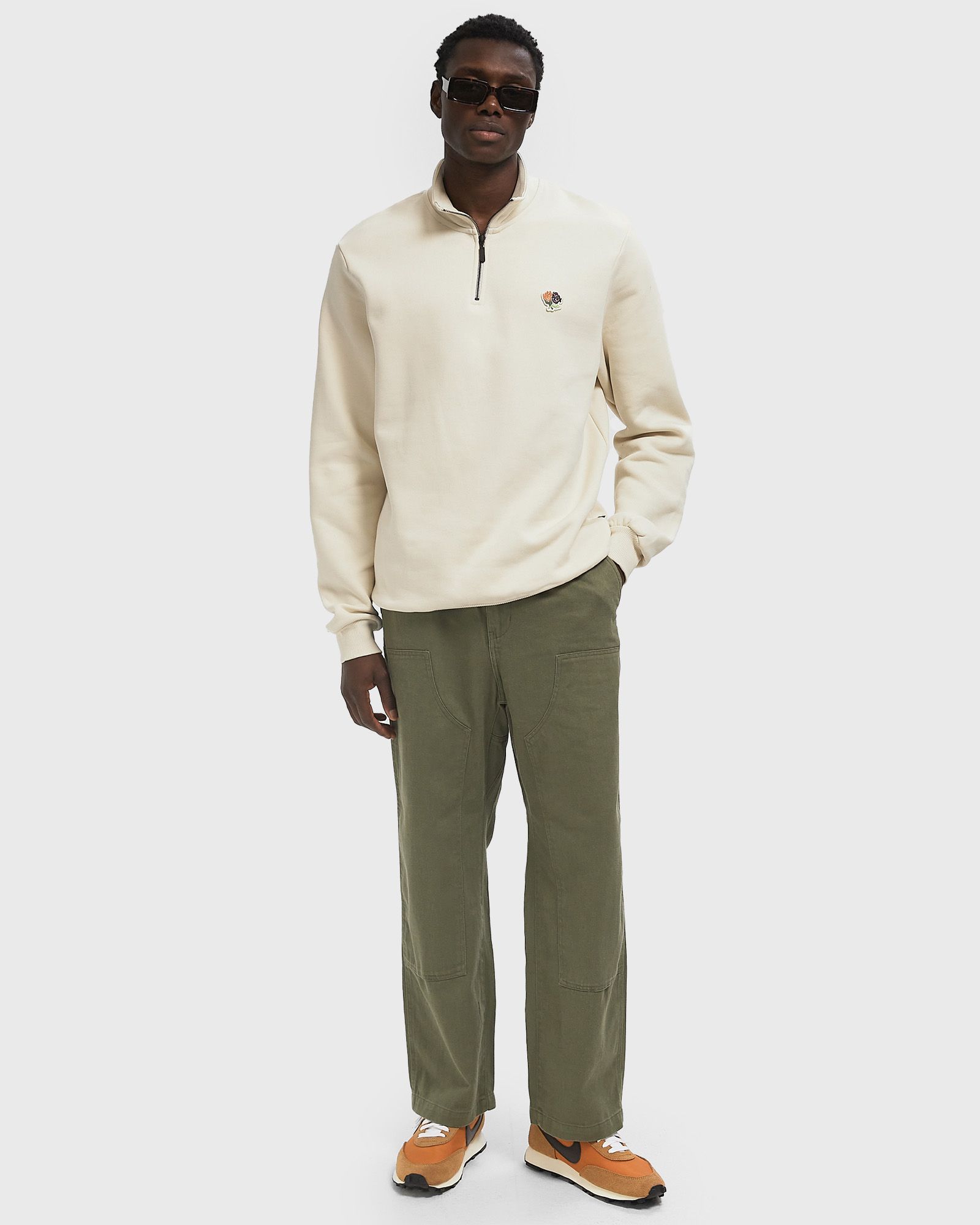 Felipe Patch Half-Zip Sweatshirt