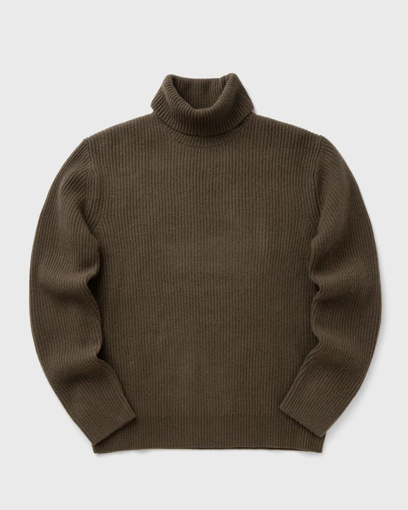 Eddie Wool Rib Rollneck Knit