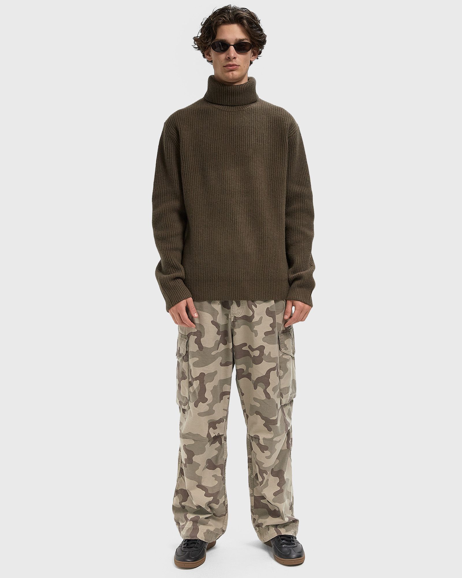 Eddie Wool Rib Rollneck Knit