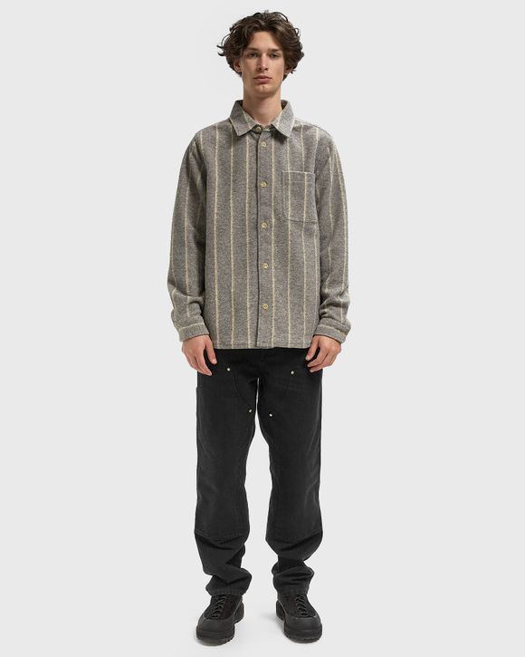 Thumbnail - Lennon Wool Pinstripe Overshirt