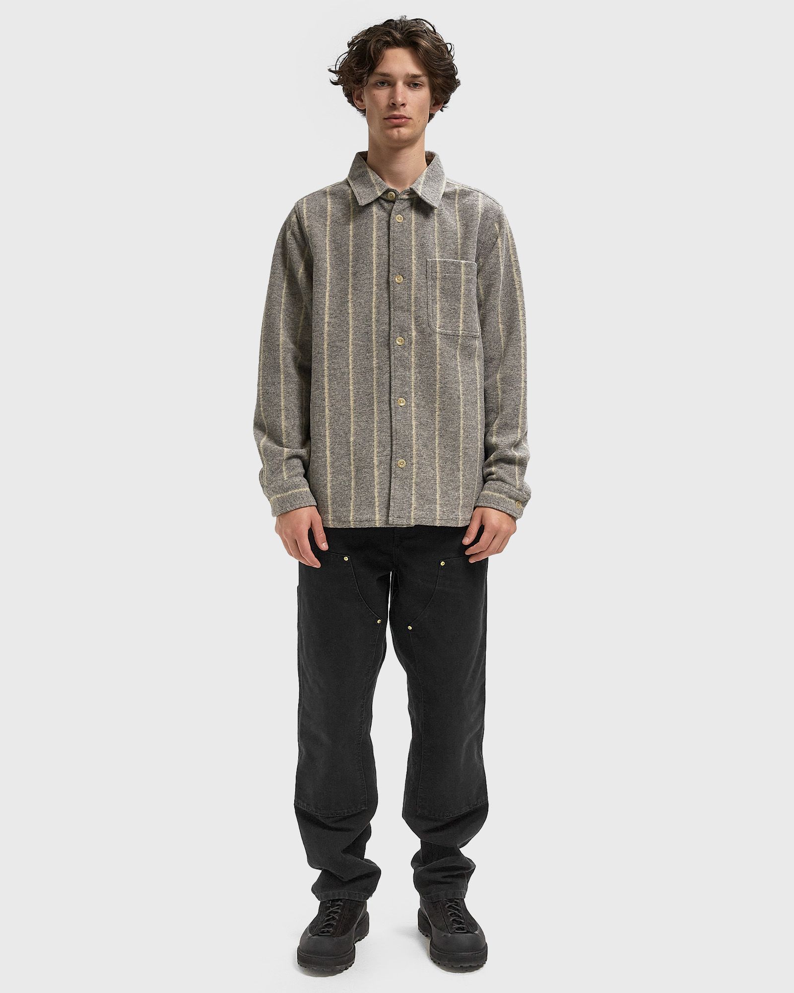 Lennon Wool Pinstripe Overshirt