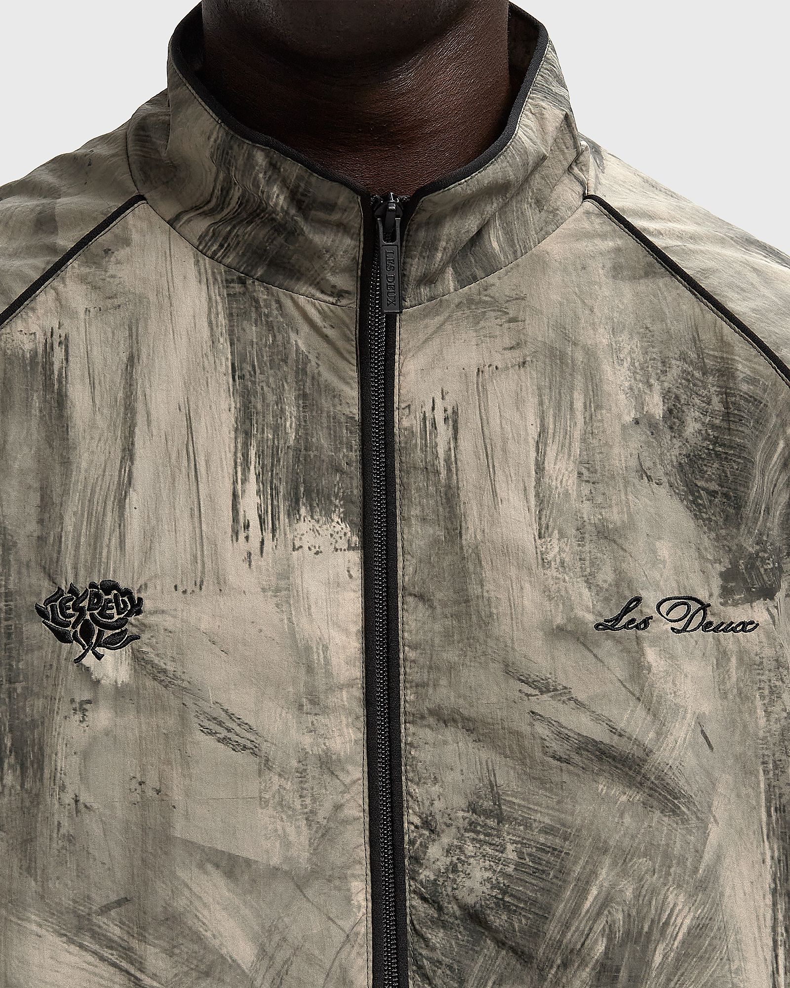 Jack Crinkled AOP Track Jacket