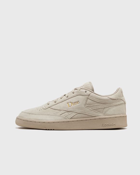 Reebok Club C revenge sneakers in off-white with brown detail - ShopStyle