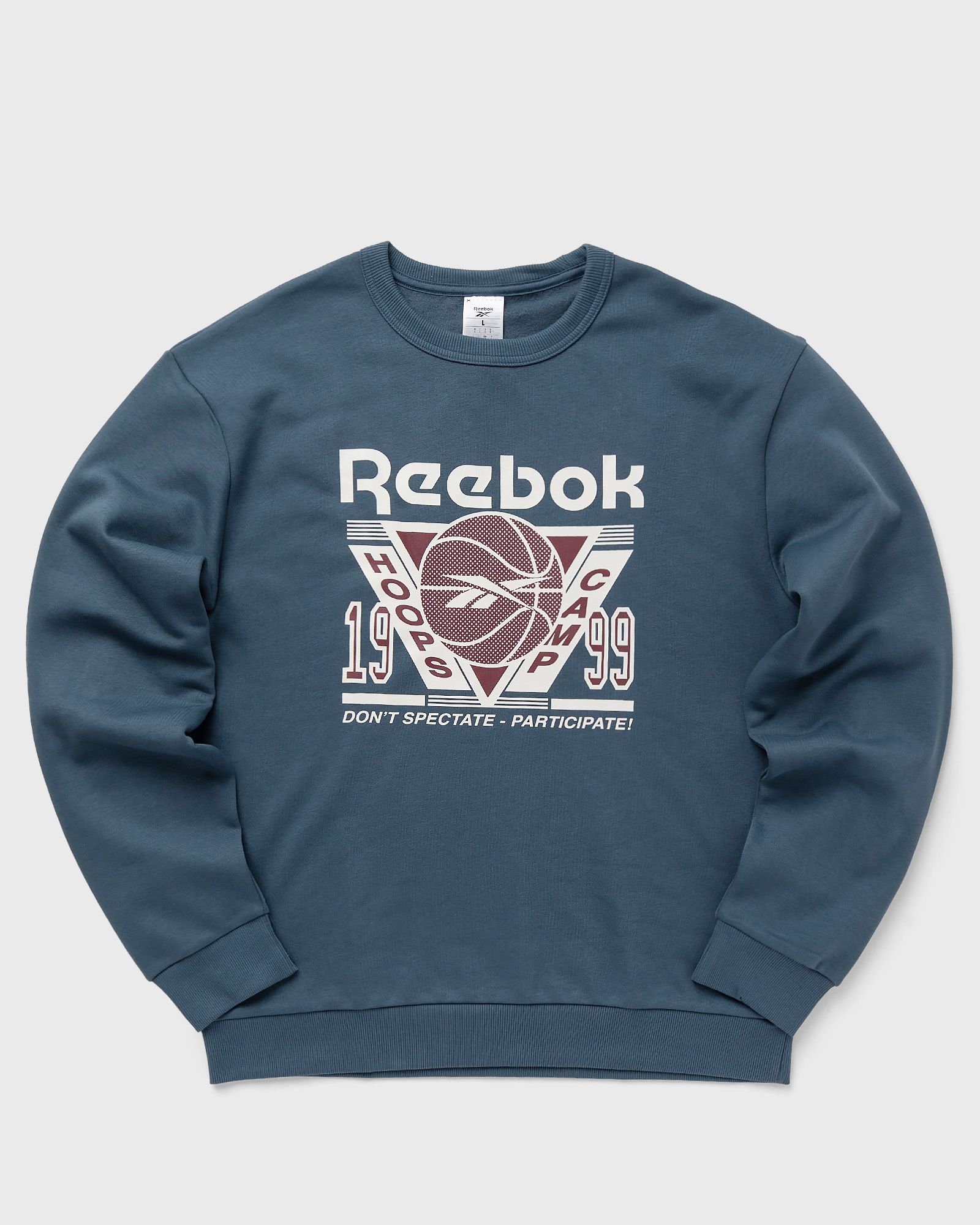 Reebok - bb seasonal crew men sweatshirts blue in größe:m
