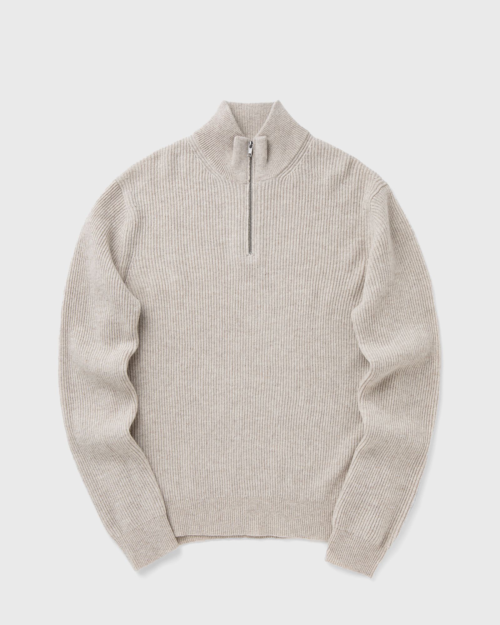 Les Deux Les Deux Eduard Half-Zip Knit Jumper in beige