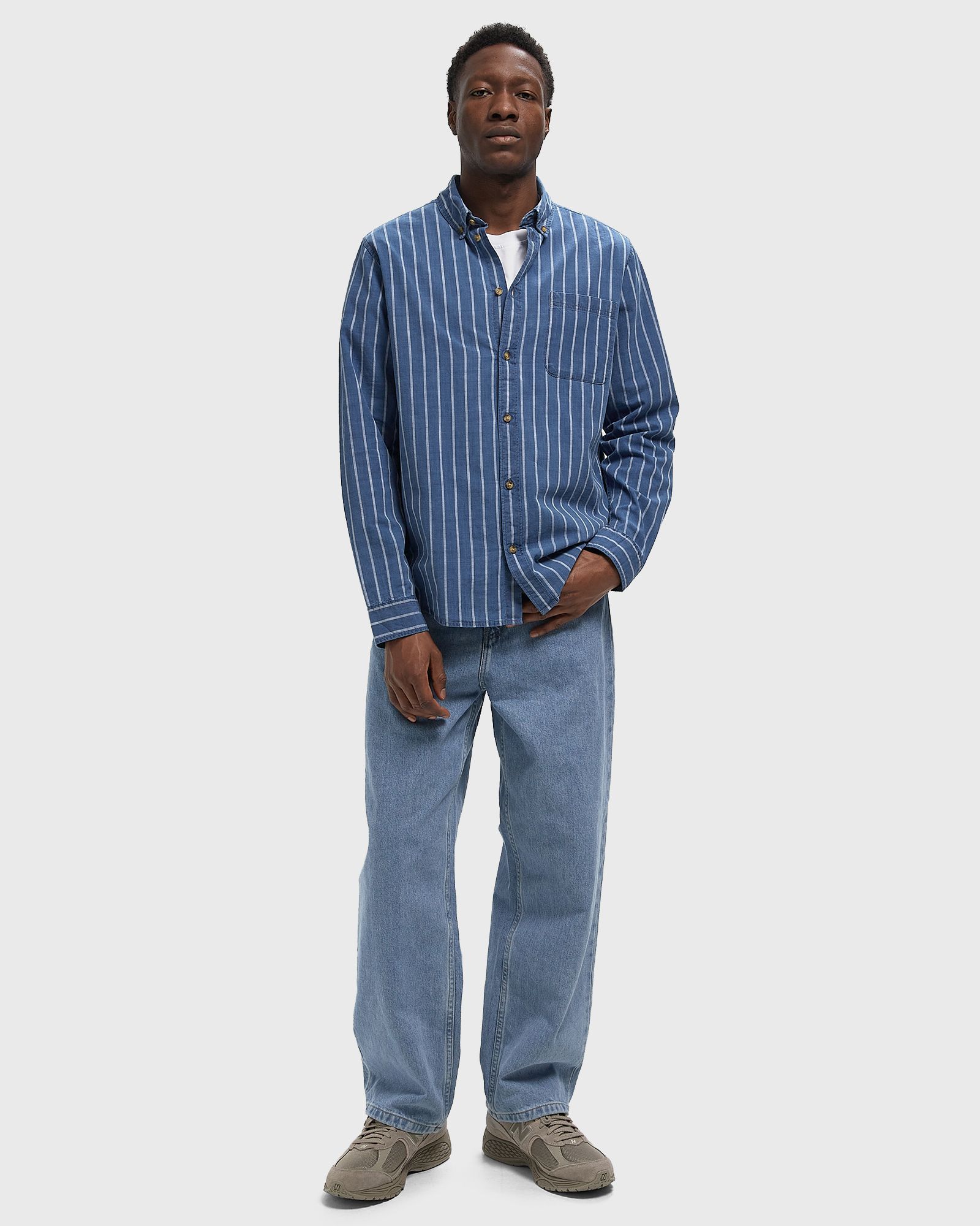 Kash Indigo Stripe Shirt