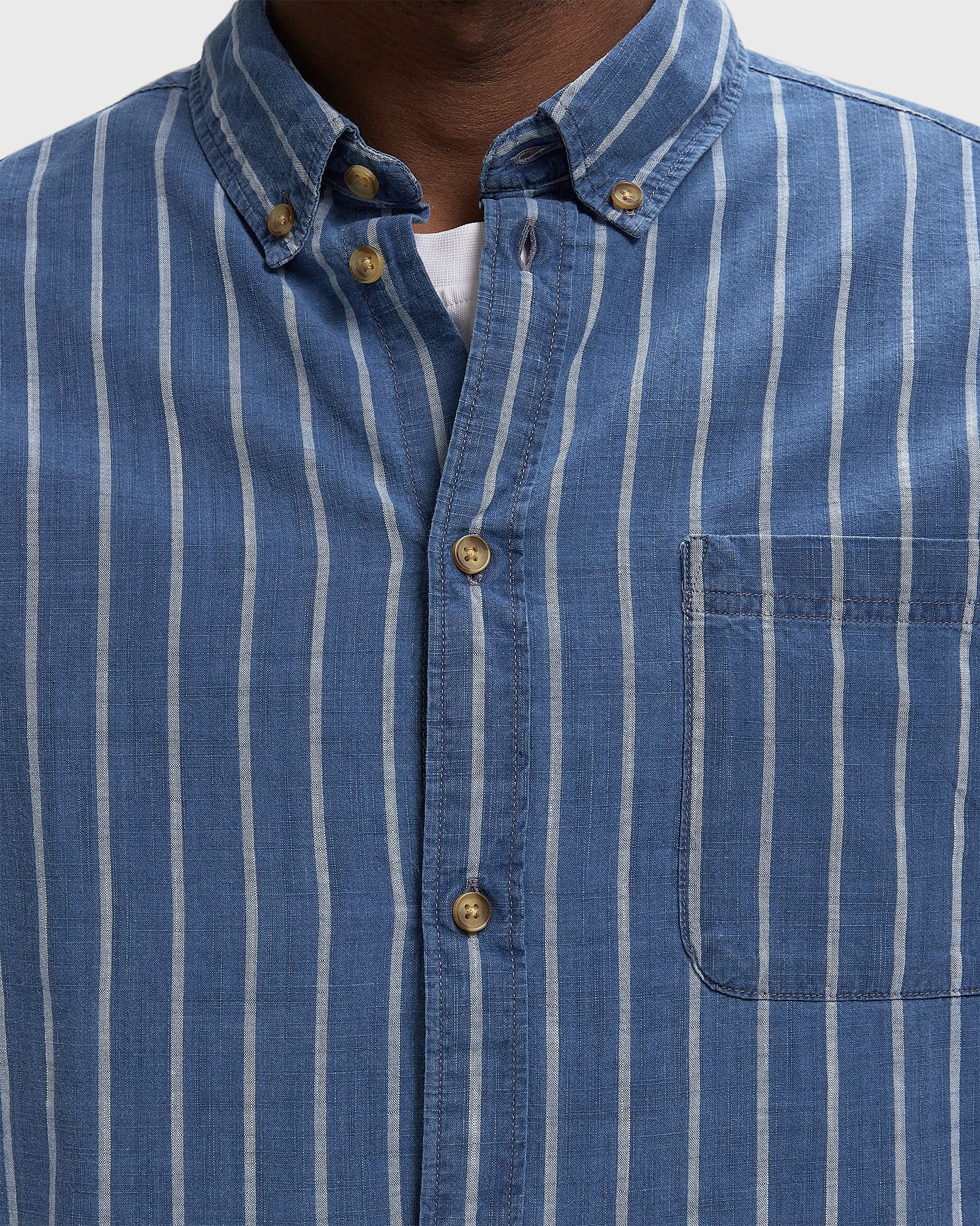 Kash Indigo Stripe Shirt
